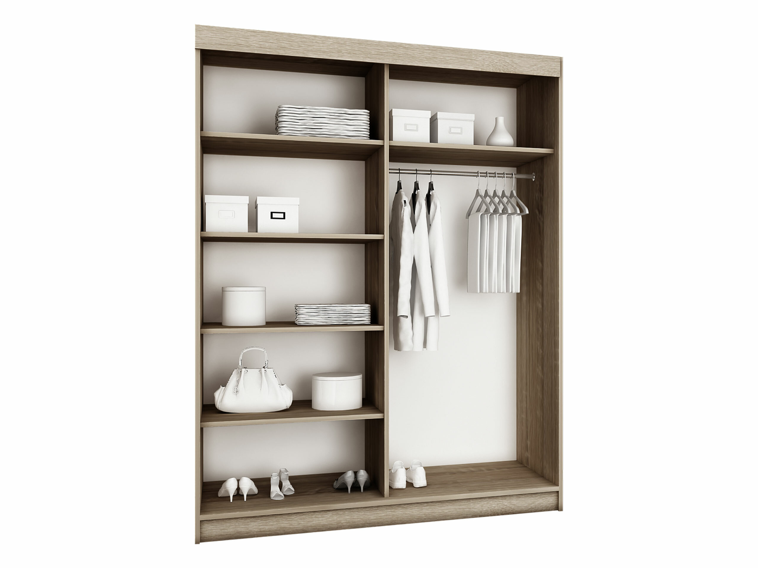 Armadio Dover 110 (Cenere scuro)
