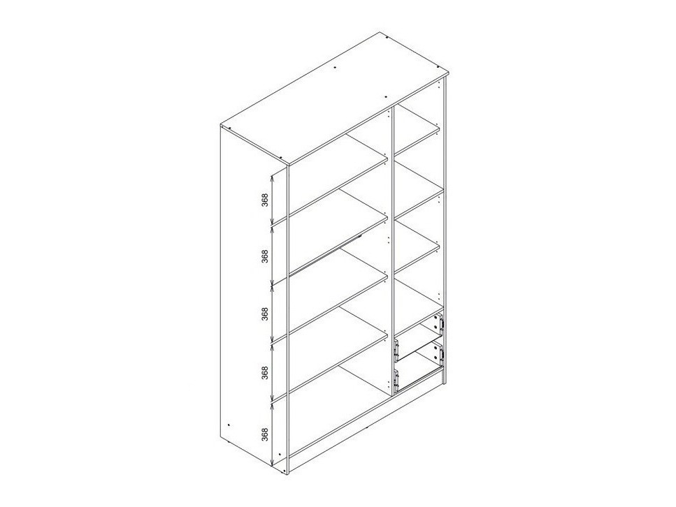 Armadio Orlando 222 (Bianco)