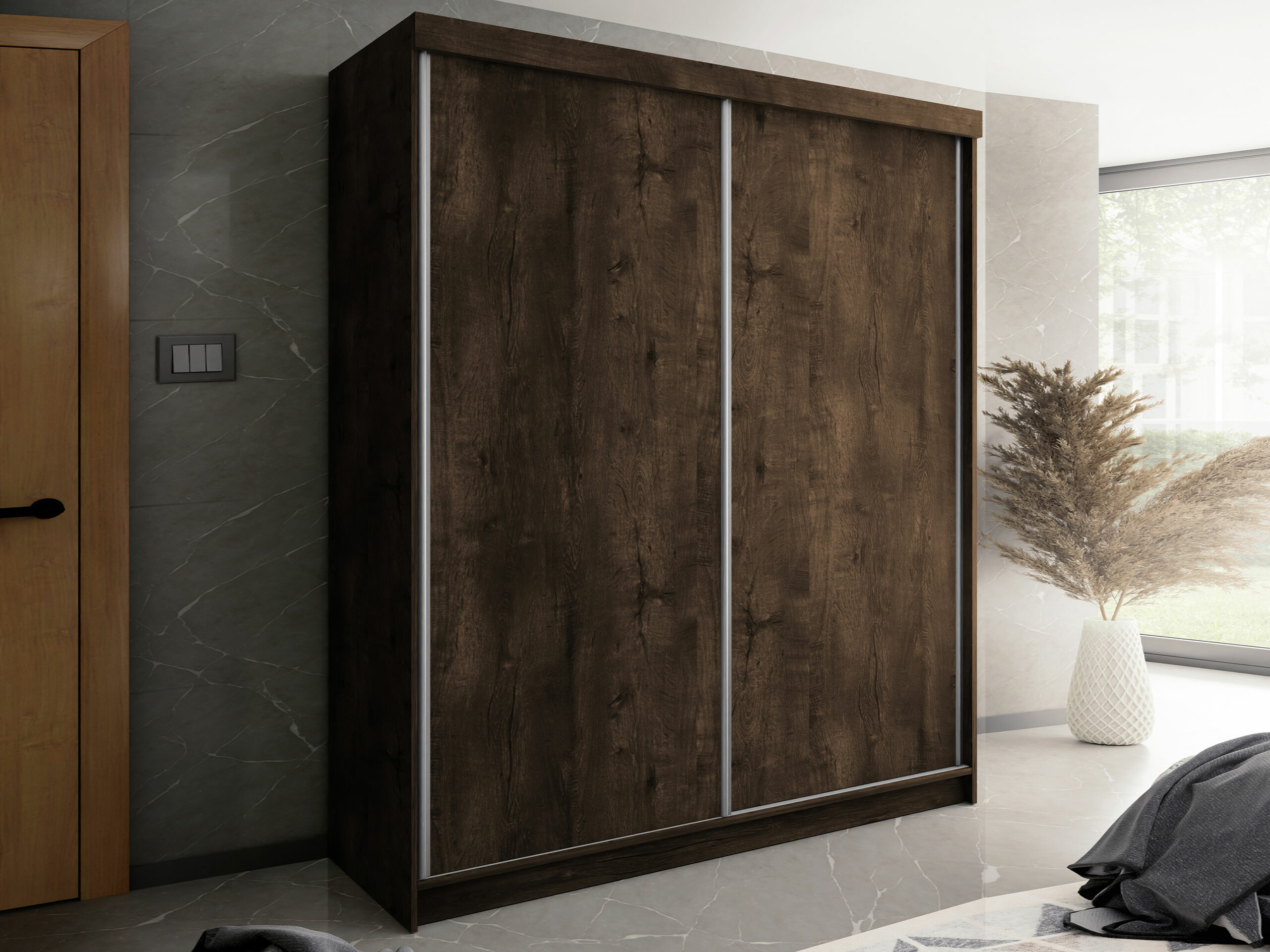 Armadio Dover 108 (Cenere scuro)