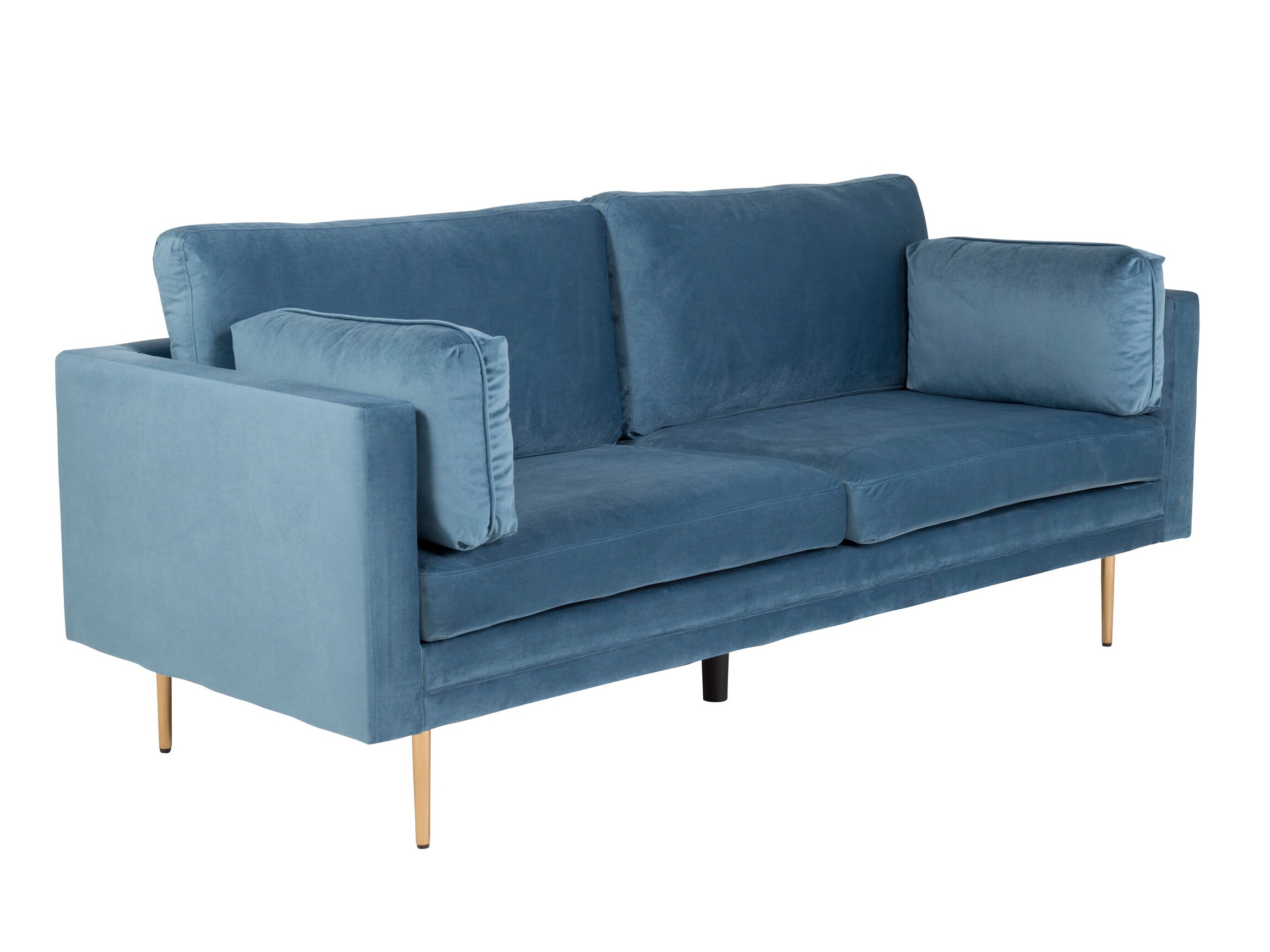 Divano Dallas 101 (Blu scuro + D'oro)