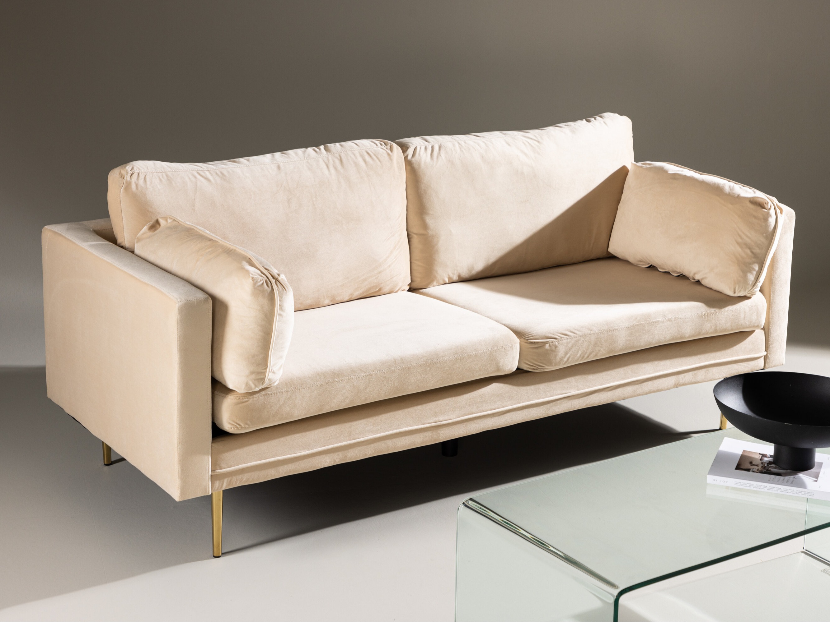 Divano Dallas 101 (Crema + D'oro)
