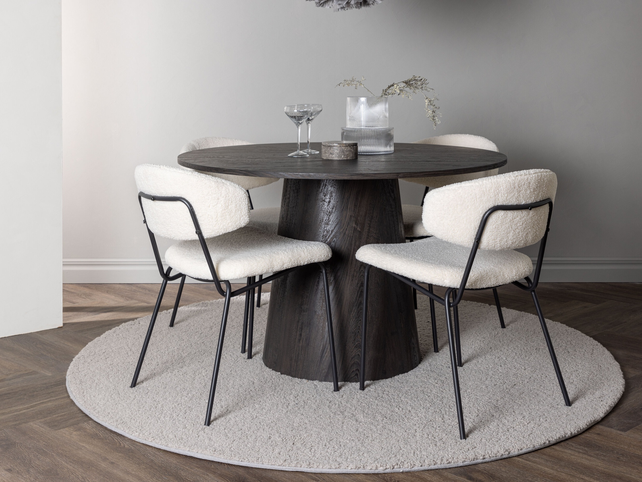 Set sala da pranzo Dallas 4253 (Marrone scuro)
