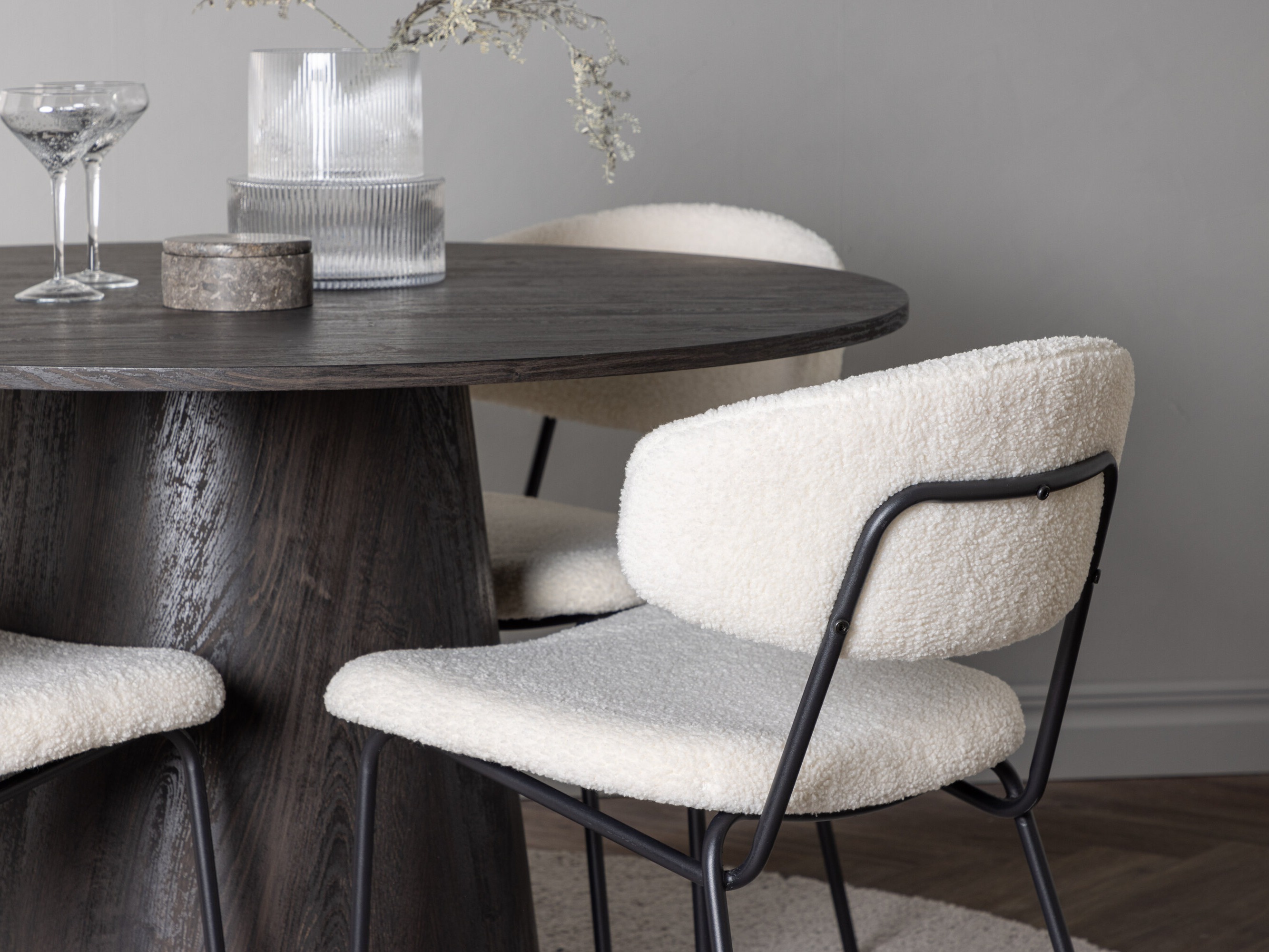 Set sala da pranzo Dallas 4253 (Marrone scuro)