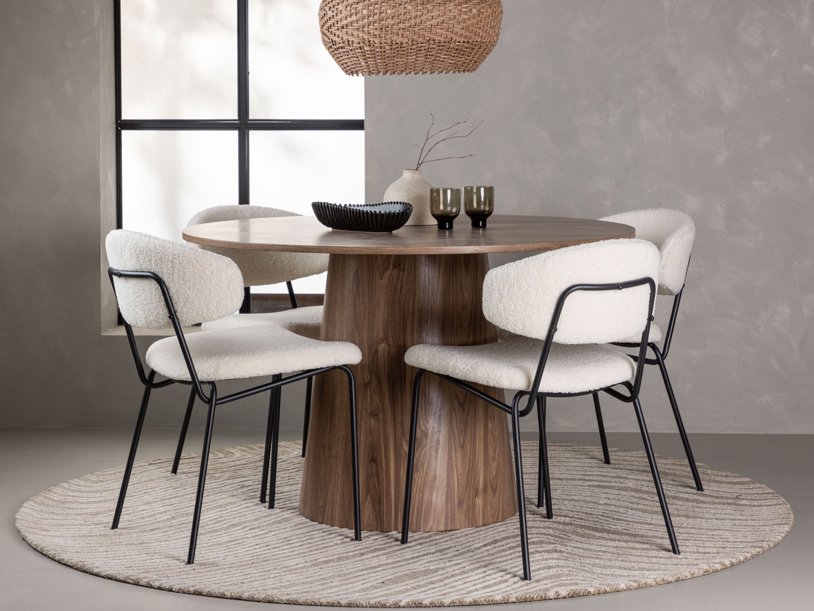 Set sala da pranzo Dallas 4253 (Marrone)