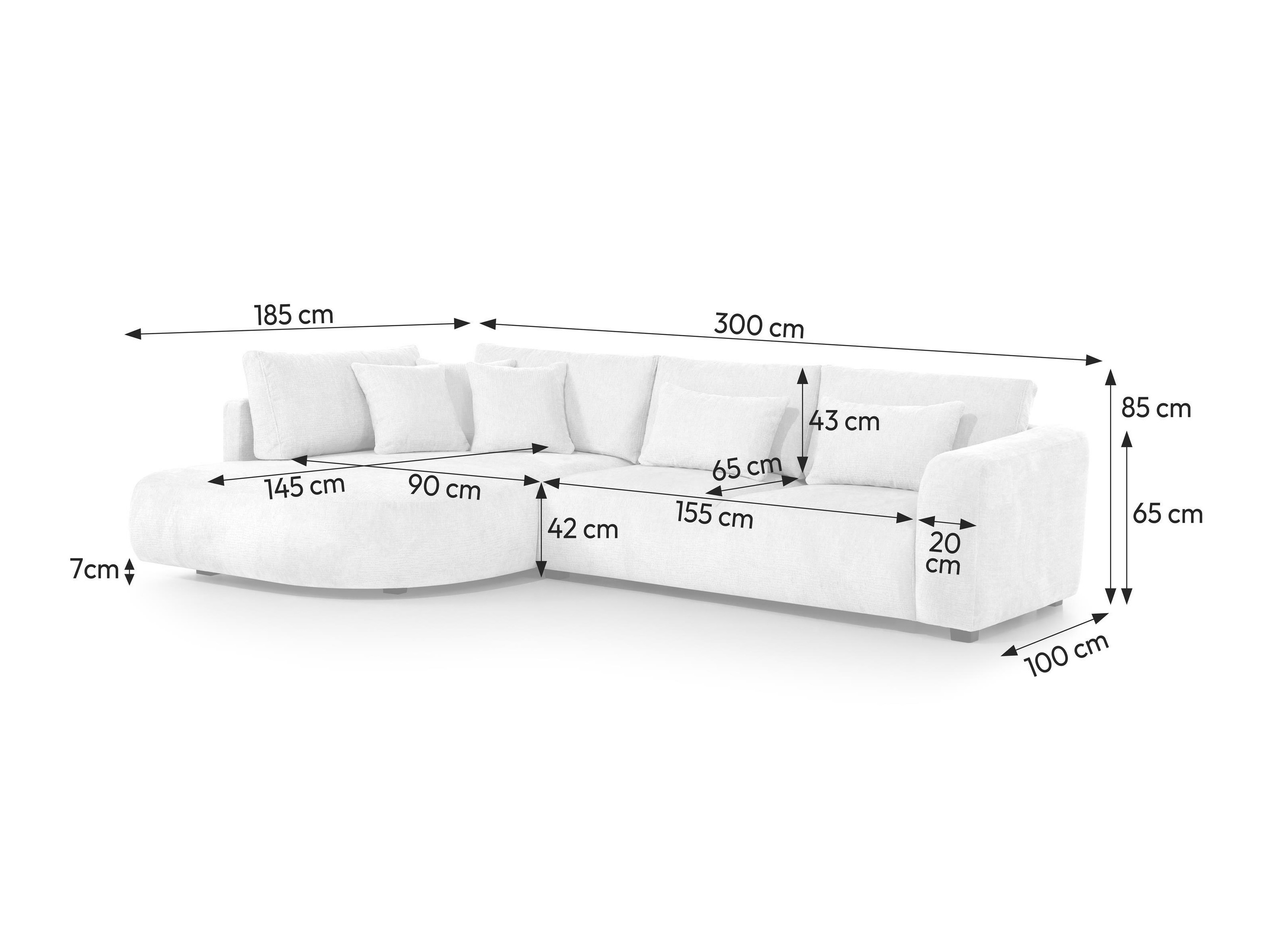 Divano angolare Margate 106 (Tresor 19)
