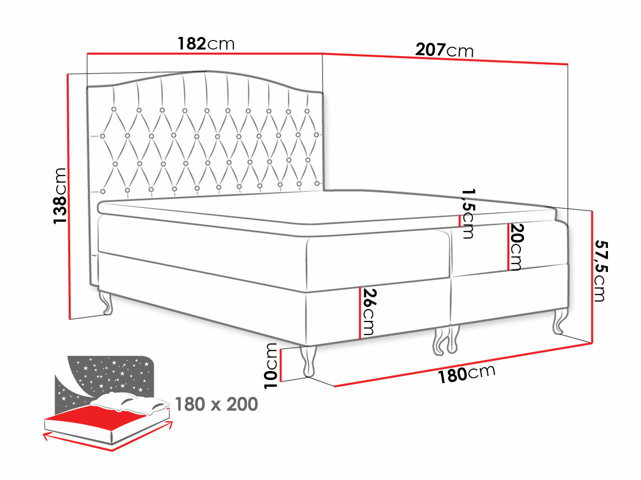 Letto continentale Urbs (Kronos 31)