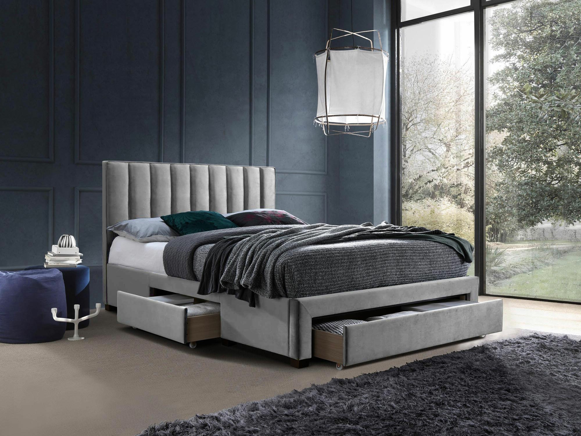 Letto Houston Fides (Grigio)