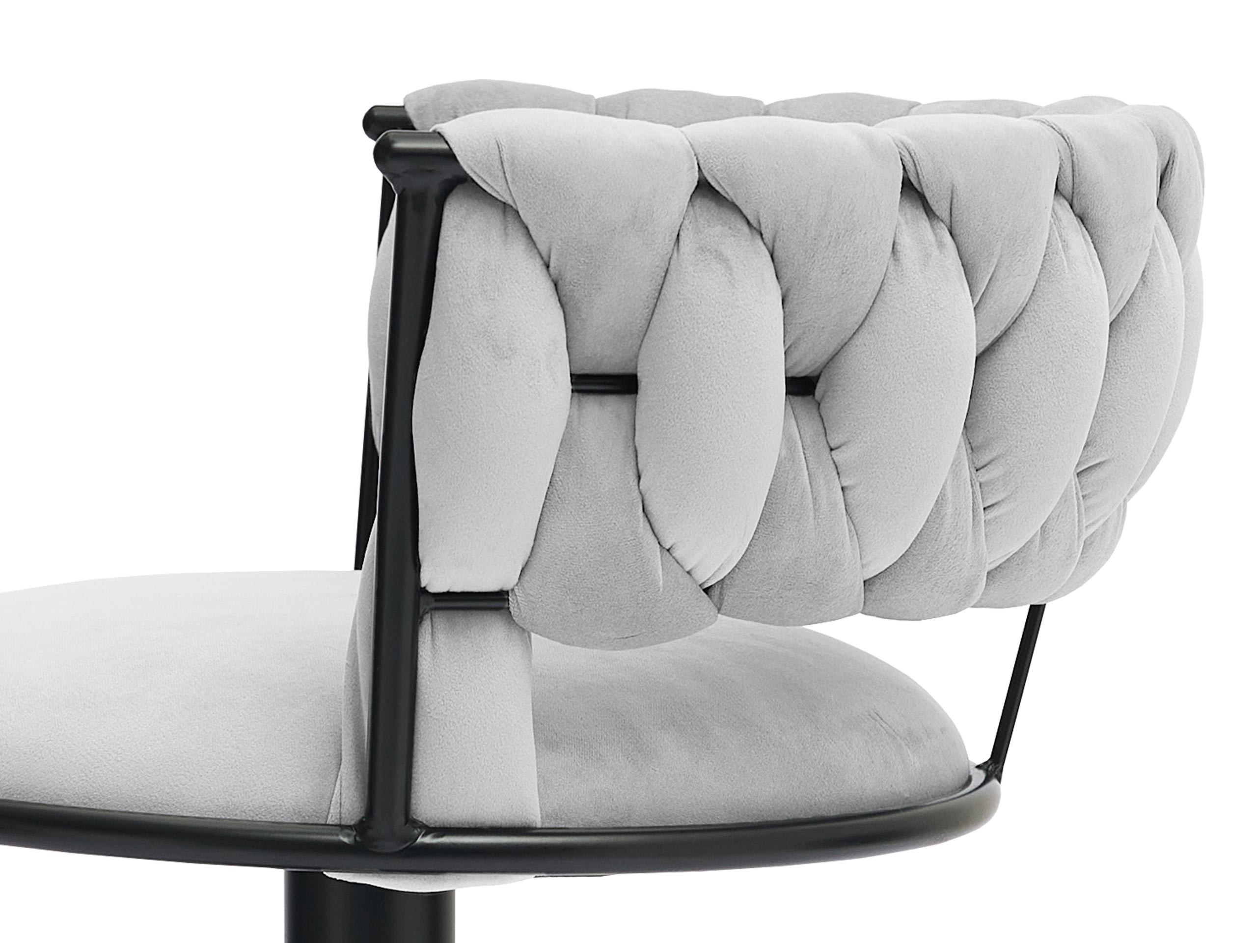 Sgabello da bar Comfivo Hilaritas III (Argento + Grigio)