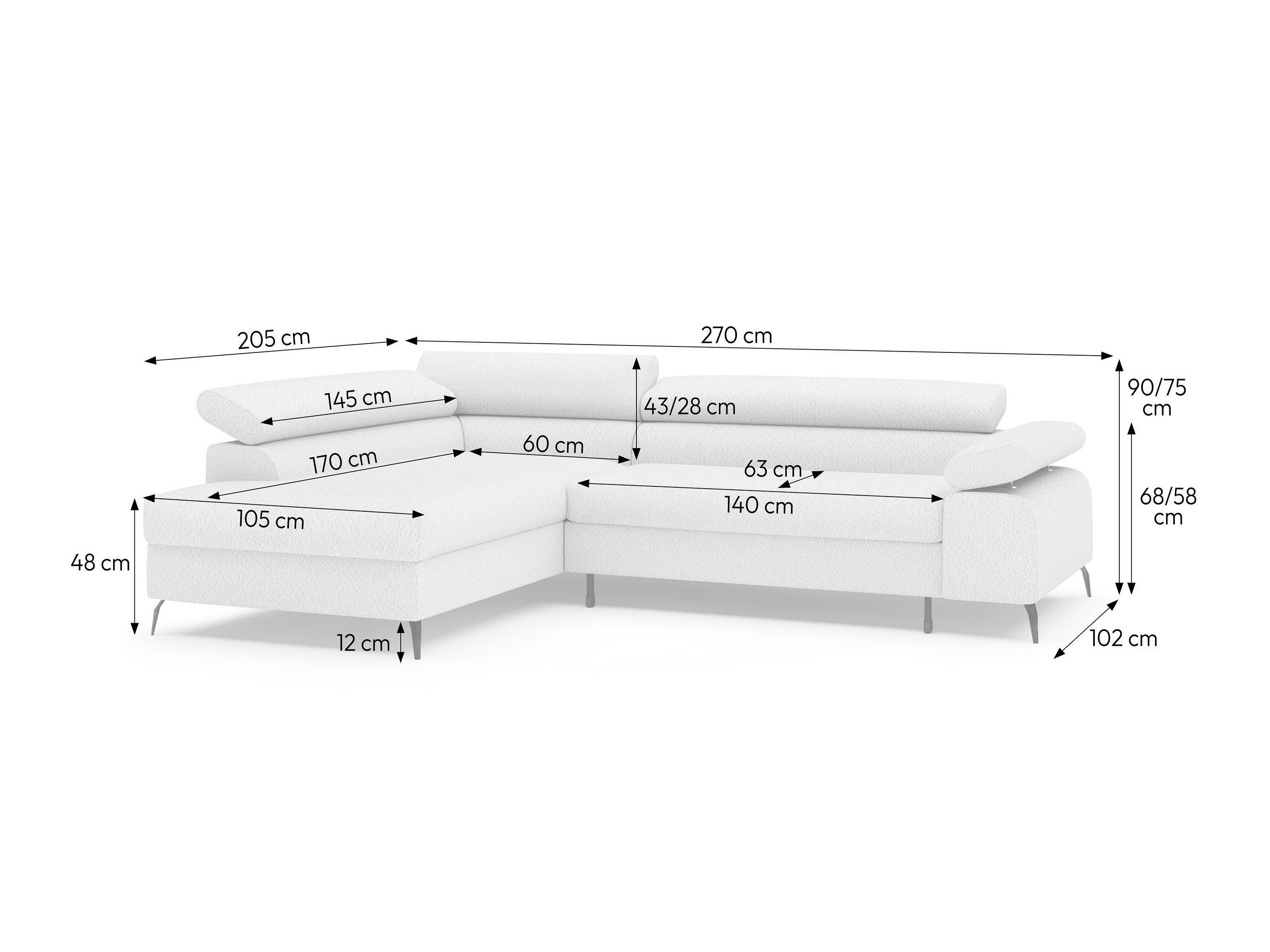 Divano angolare Margate 113 (Egon 40)