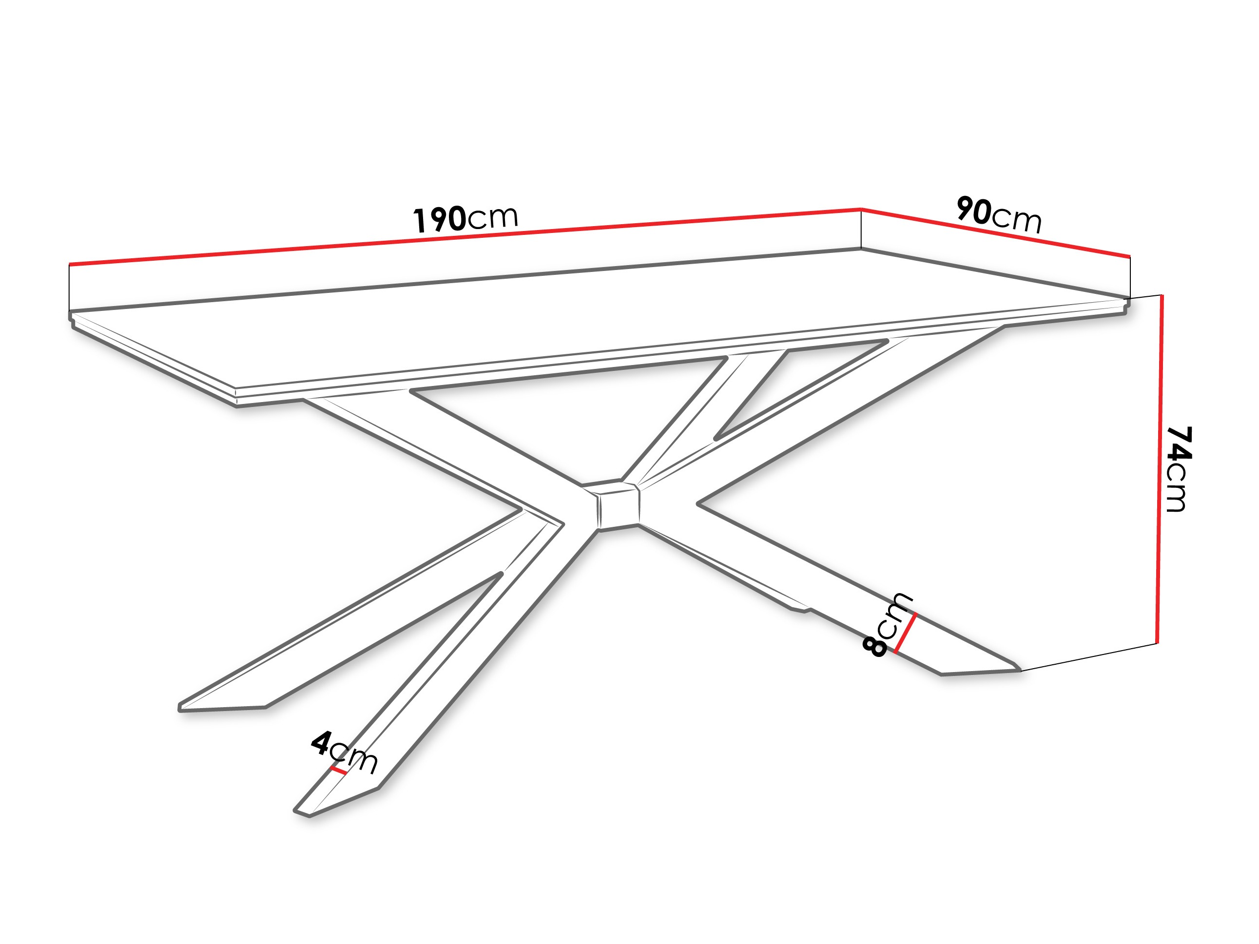 Tavolo Goodyear 135 (Calcestruzzo)