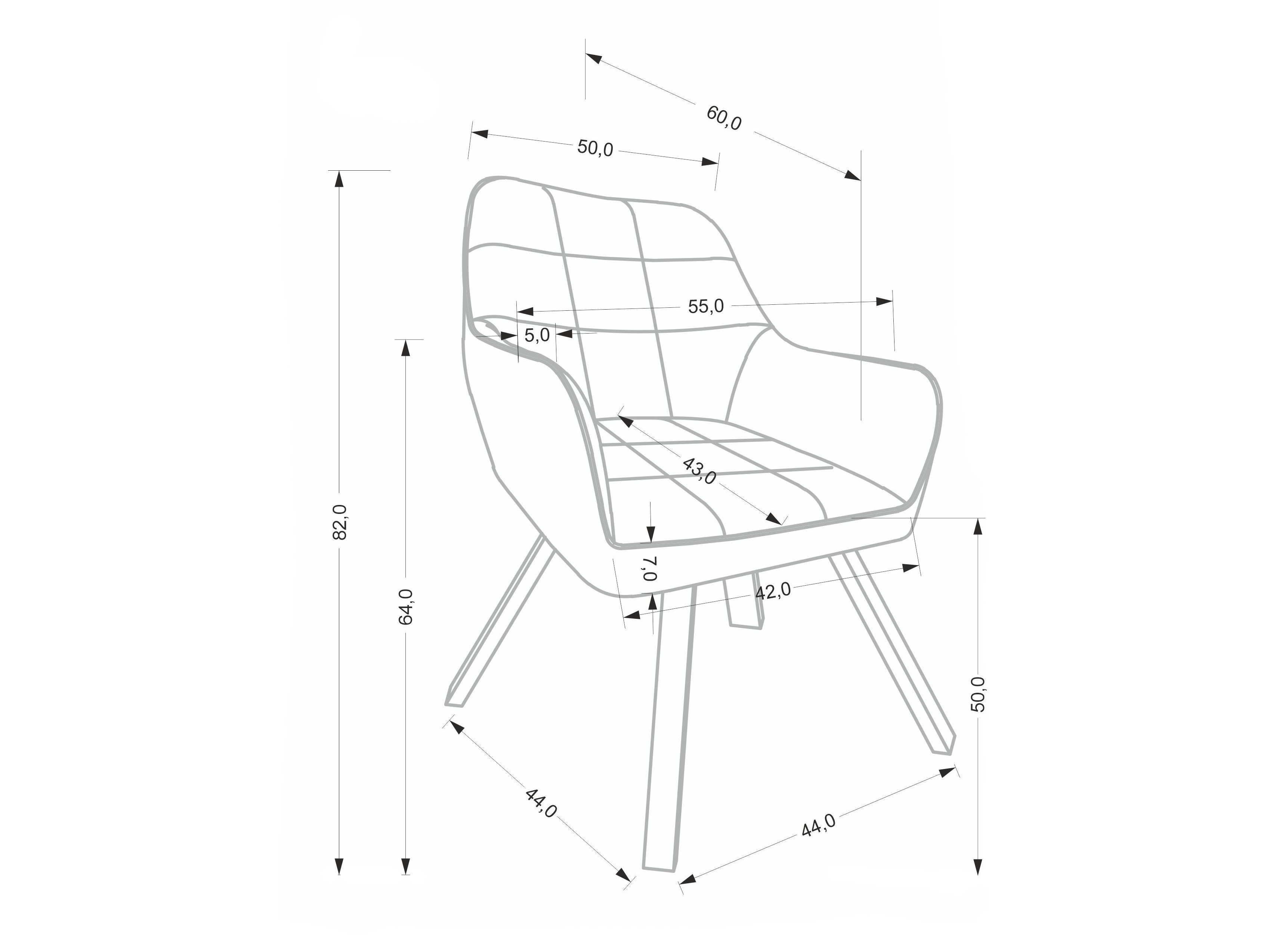 Sedia Houston 2070 (Beige)