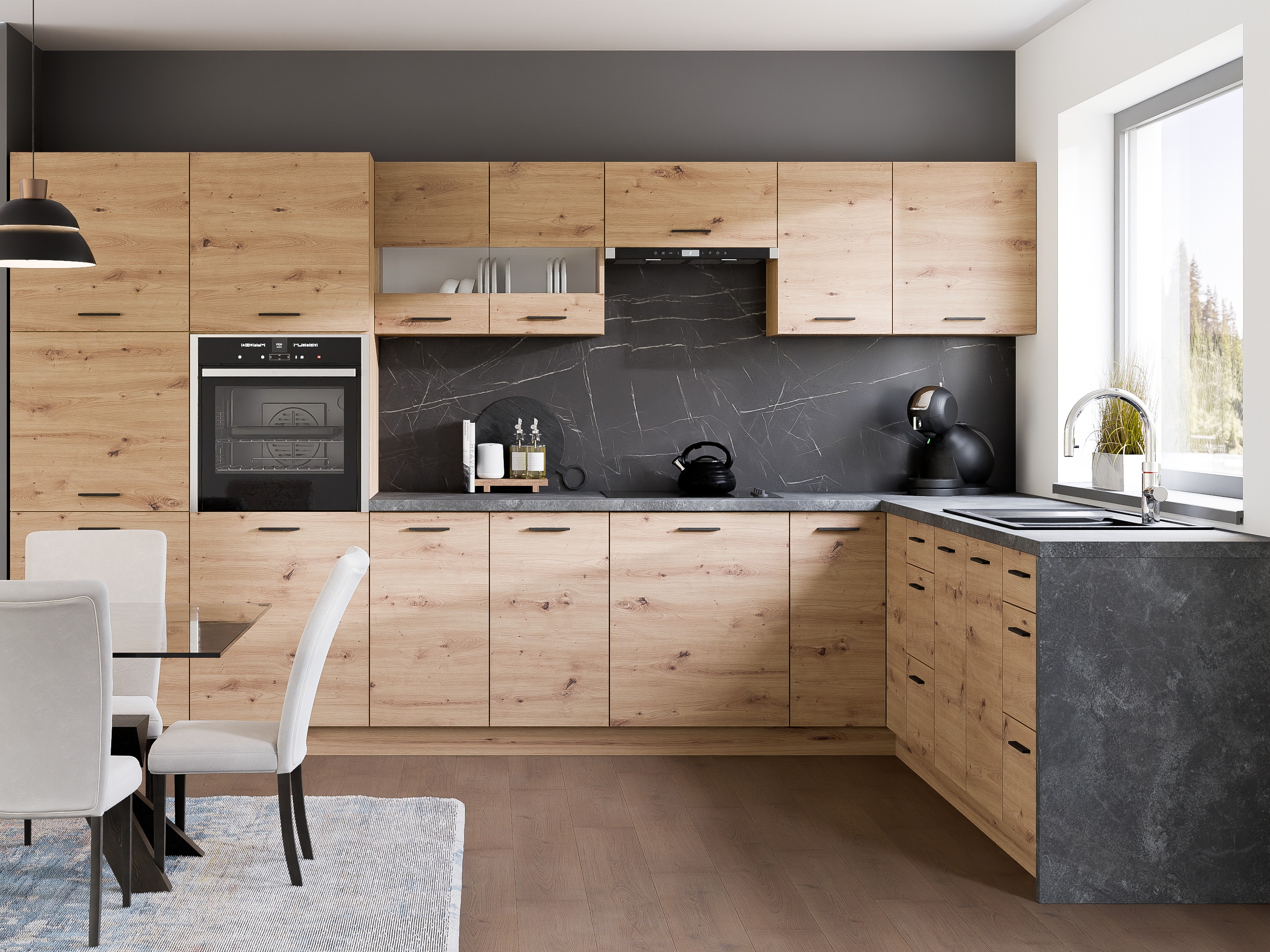 Set da cucina modulare Ati Artisan 130