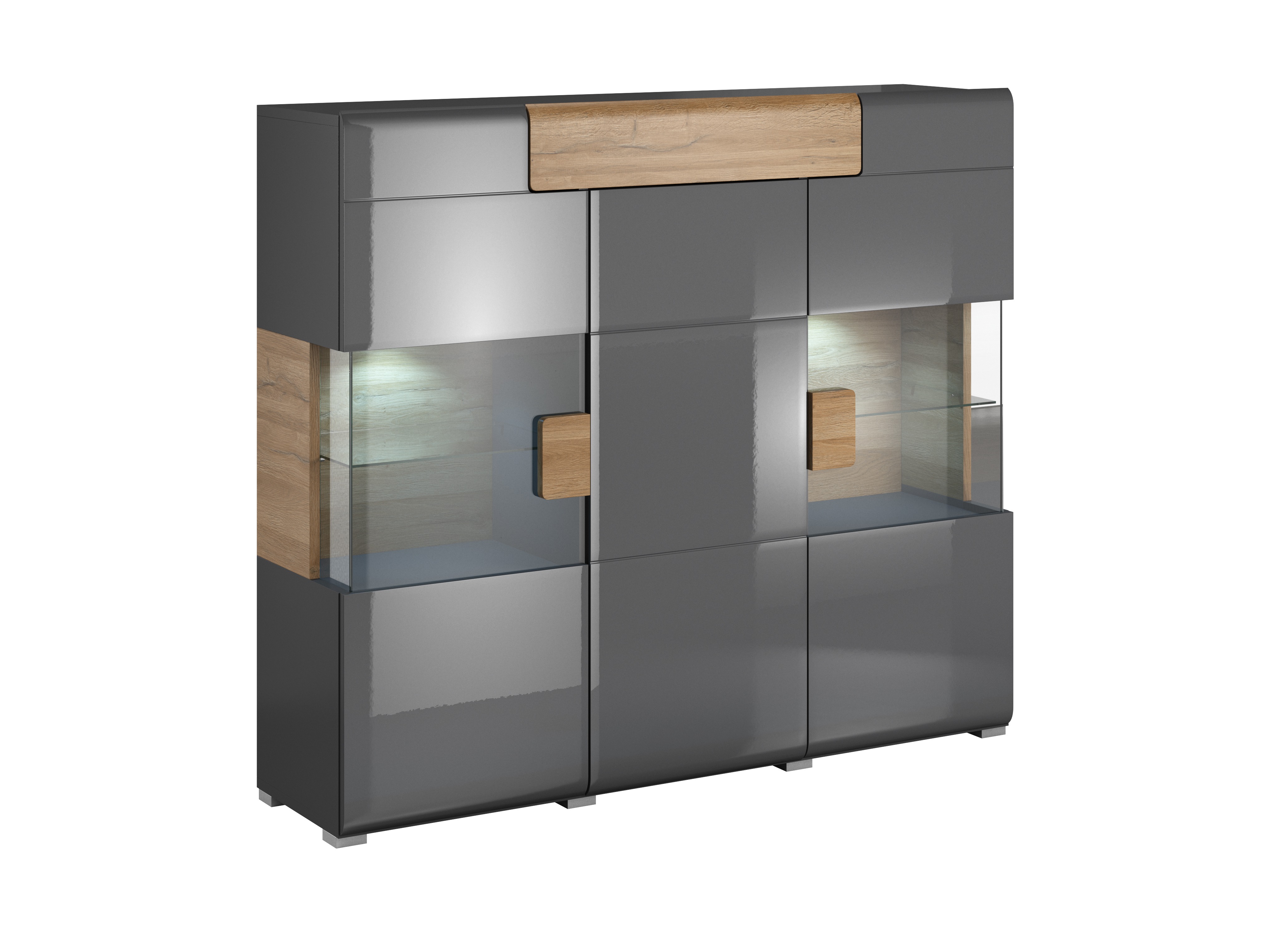 Madia Torsone 100 (Antracite + Gloss antracite + Nipote di quercia)