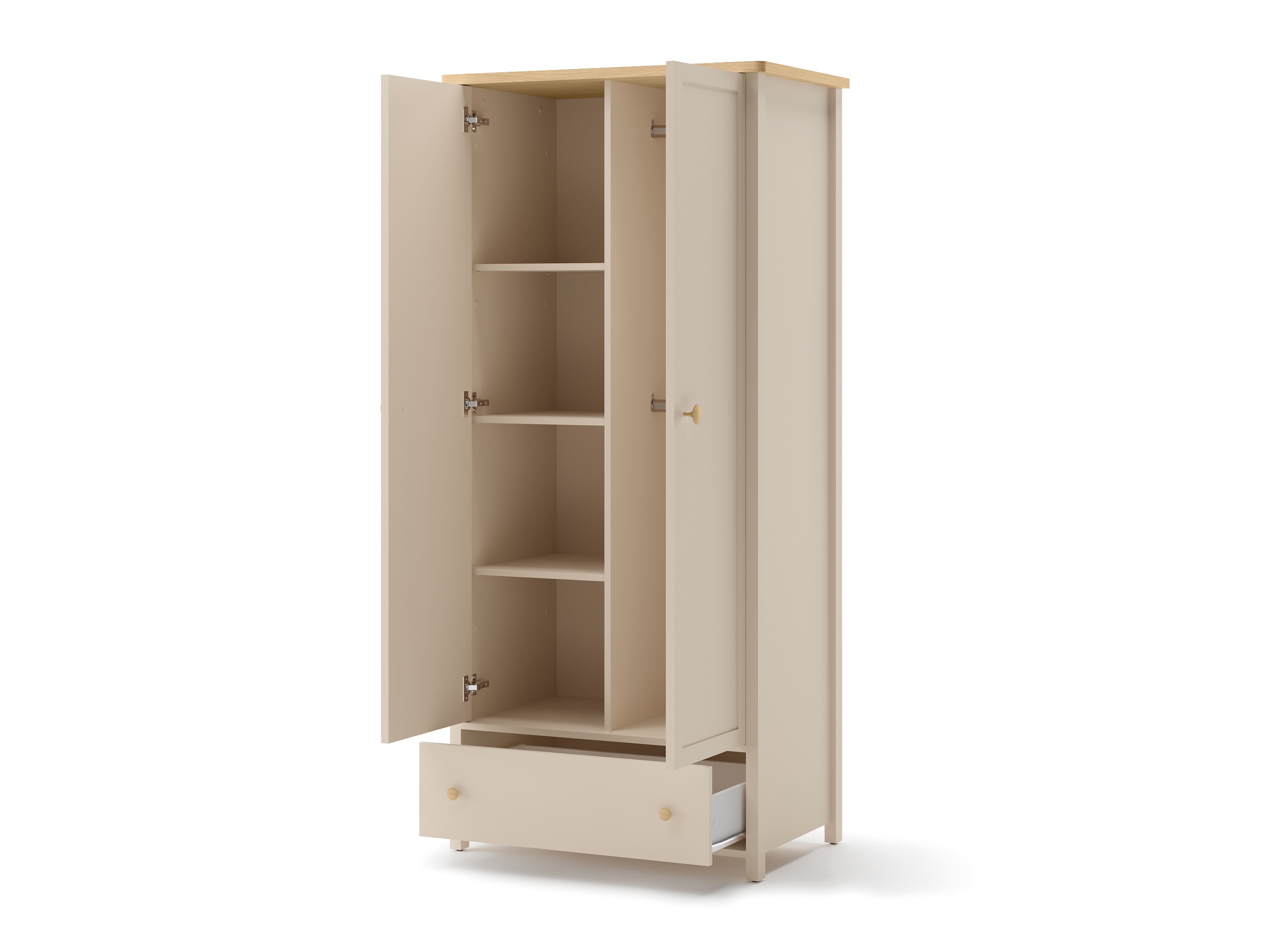 Armadio Romelbo 145 (Beige + Quercia)