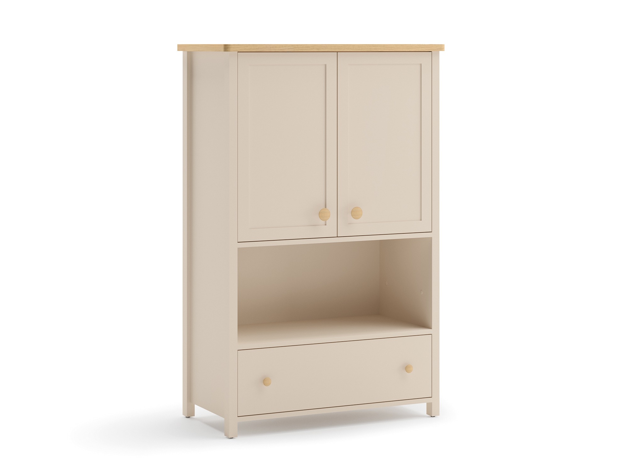 Cassettiera Romelbo 144 (Beige + Quercia)