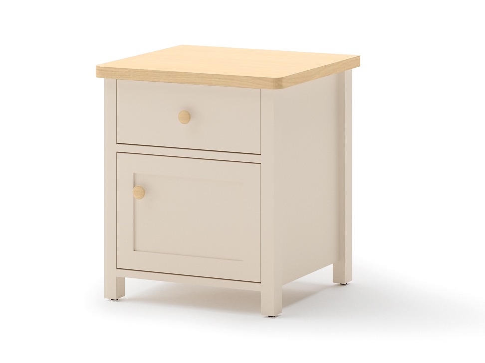 Comodino Romelbo 138 (Beige + Quercia)