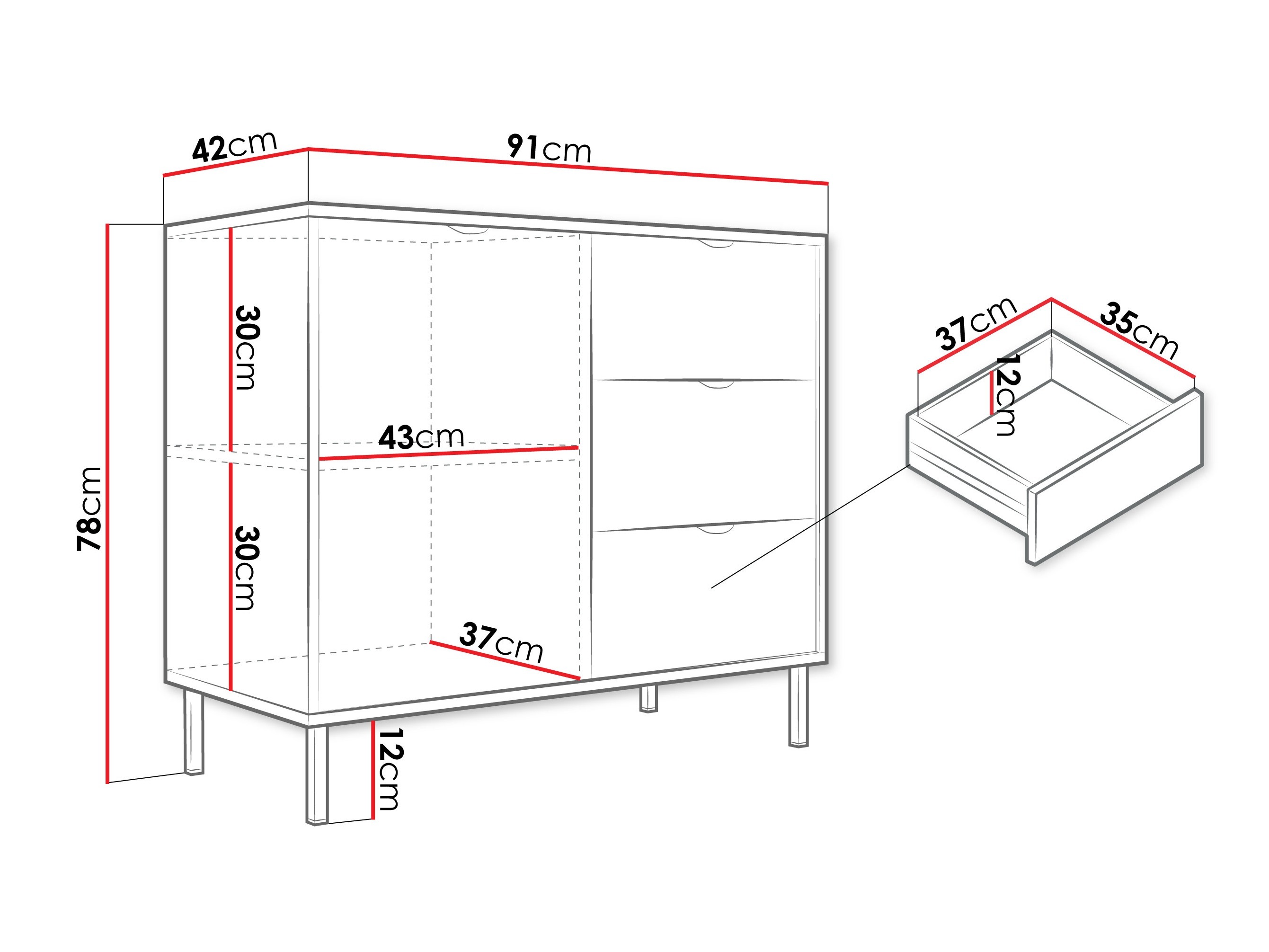 Cassettiera Comfivo Elblare