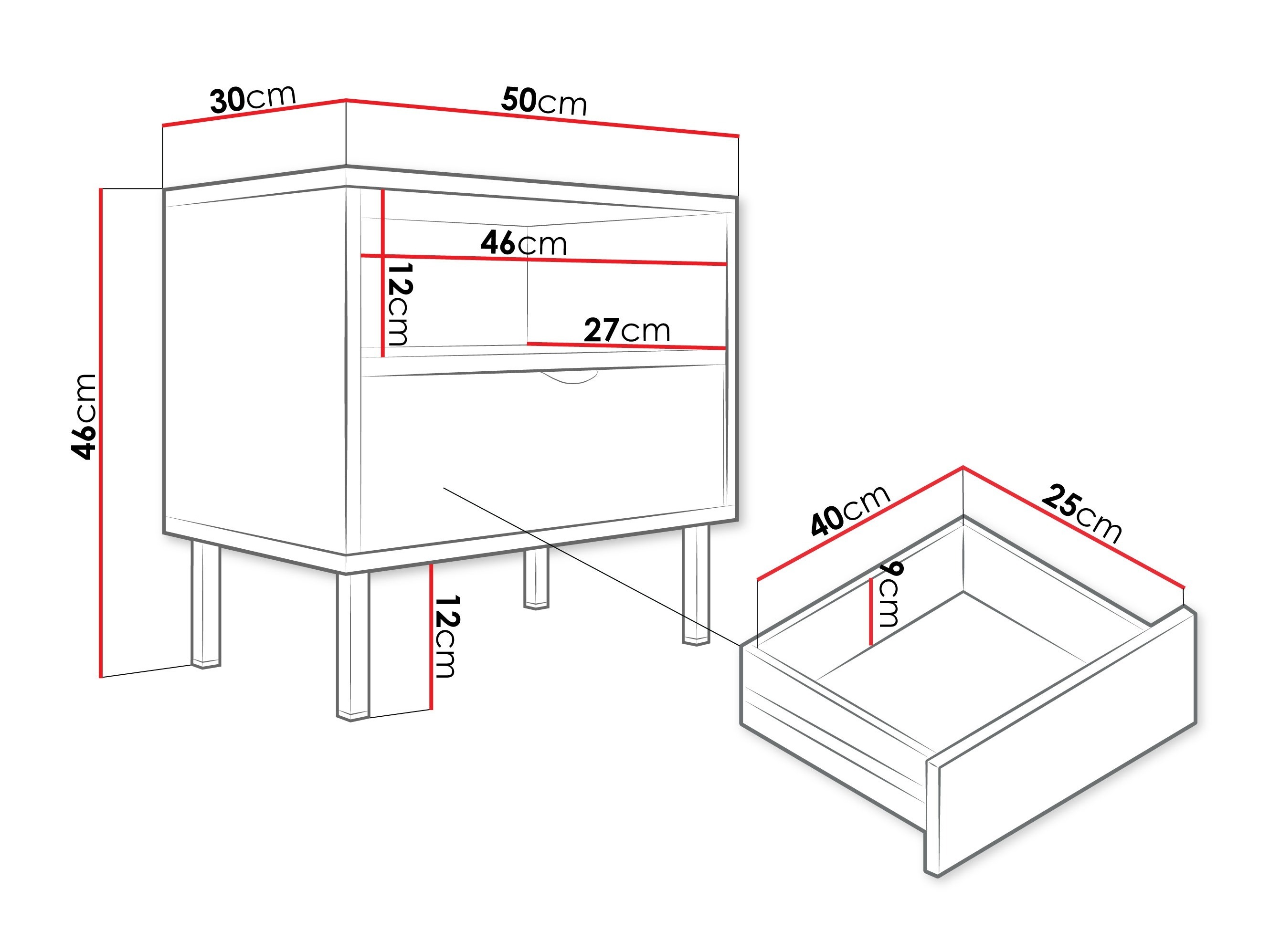Comodino Comfivo Elblare