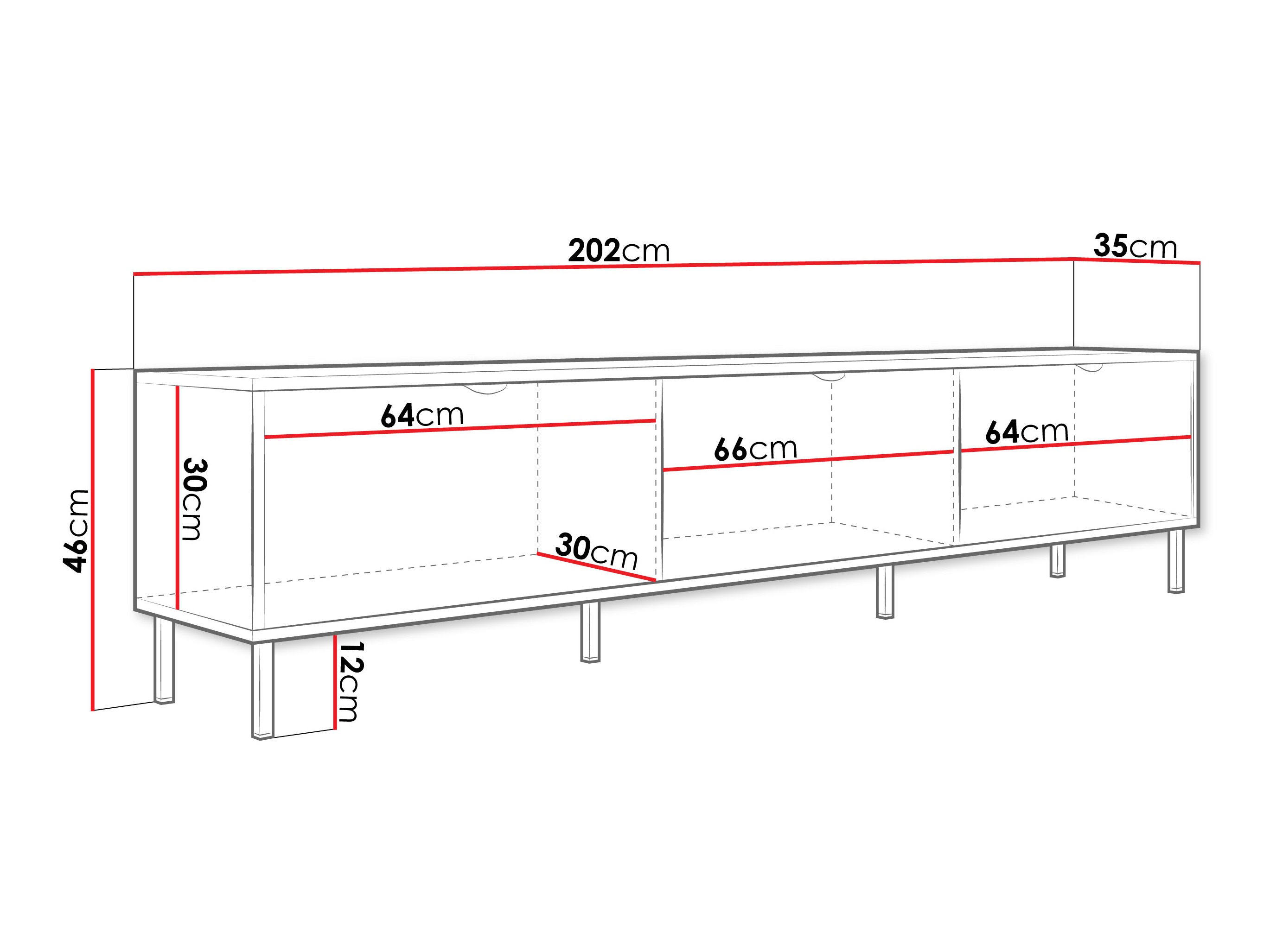 Mobile porta TV Comfivo Elblare I