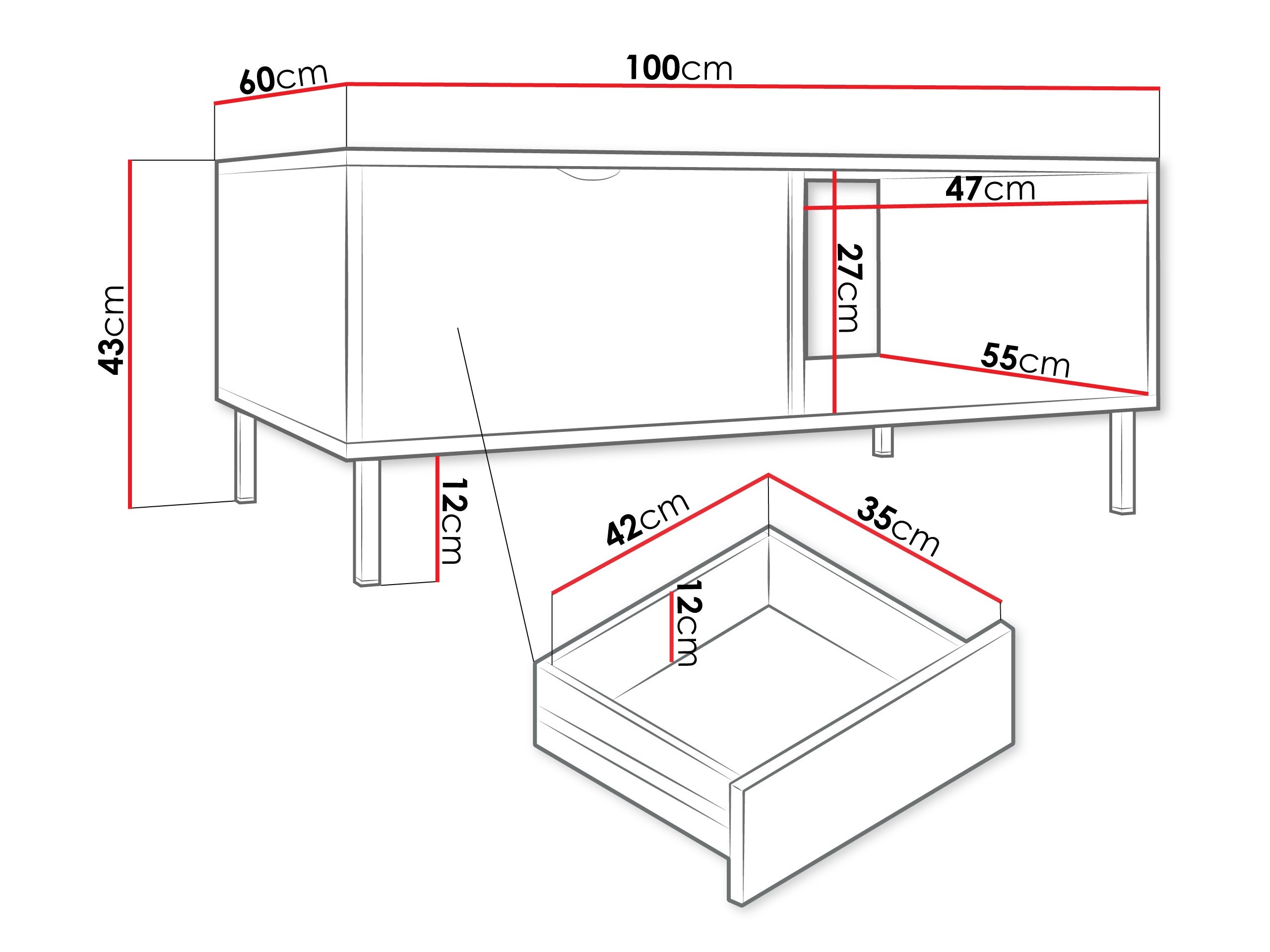 Tavolino da caffè Comfivo Elblare