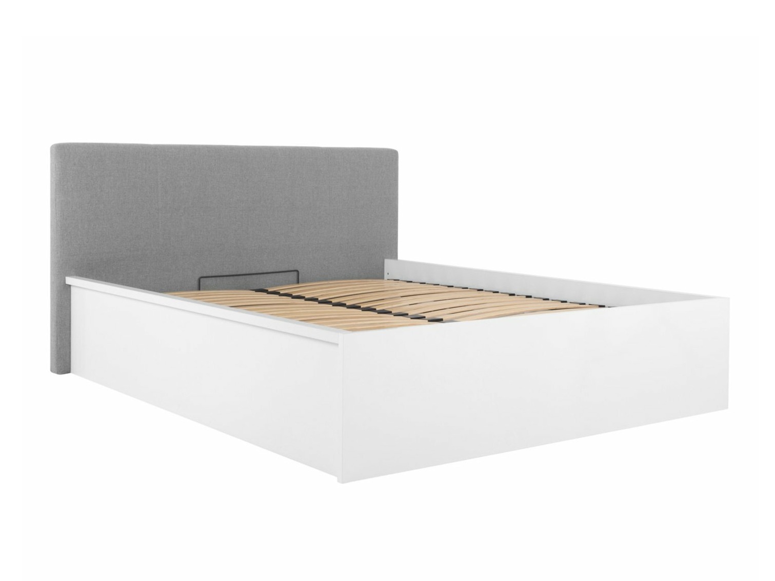 Letto Livevaro 123 (Bianco lucido + Grigio)