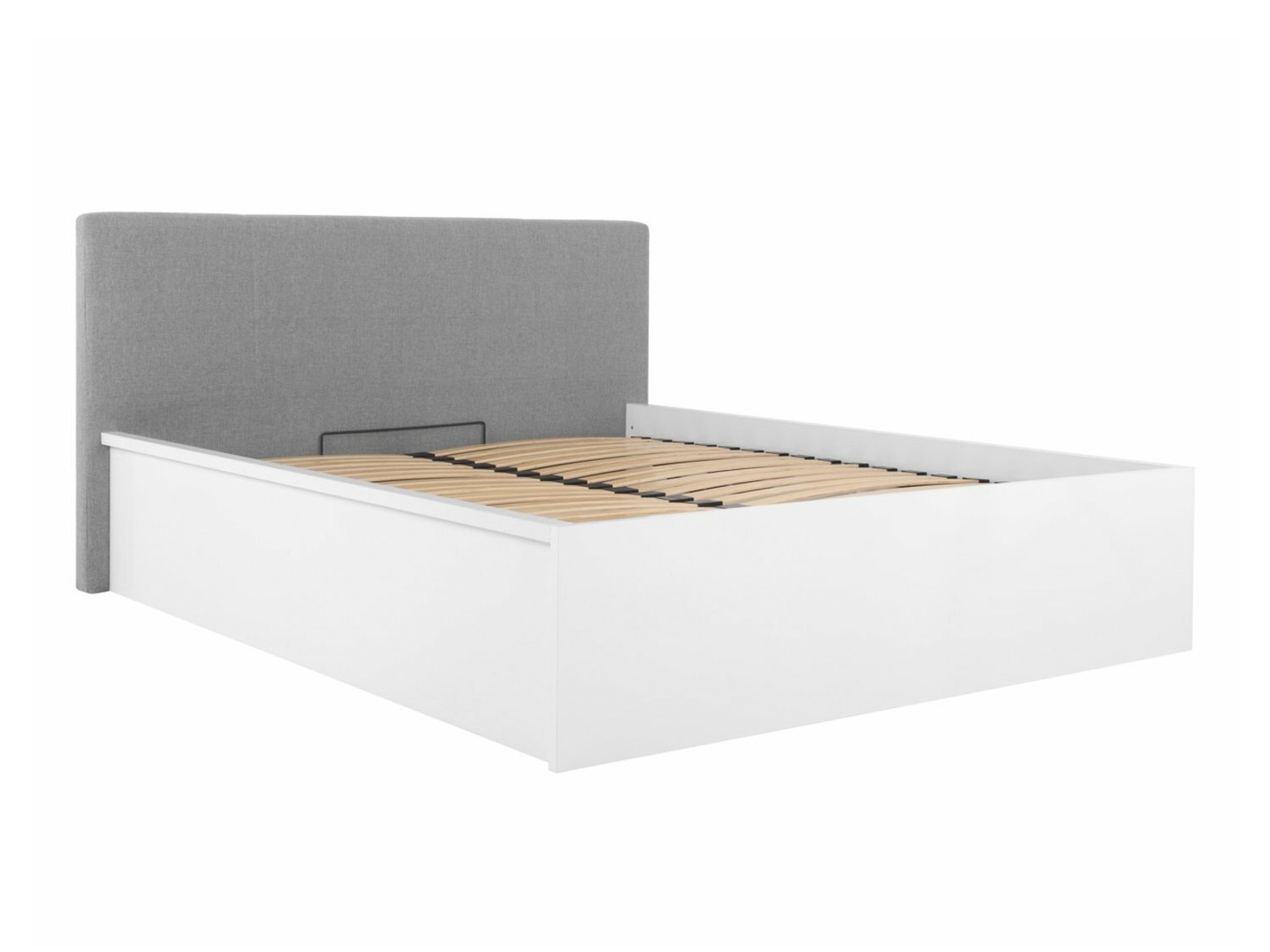 Letto Livevaro 123 (Bianco lucido + Grigio)