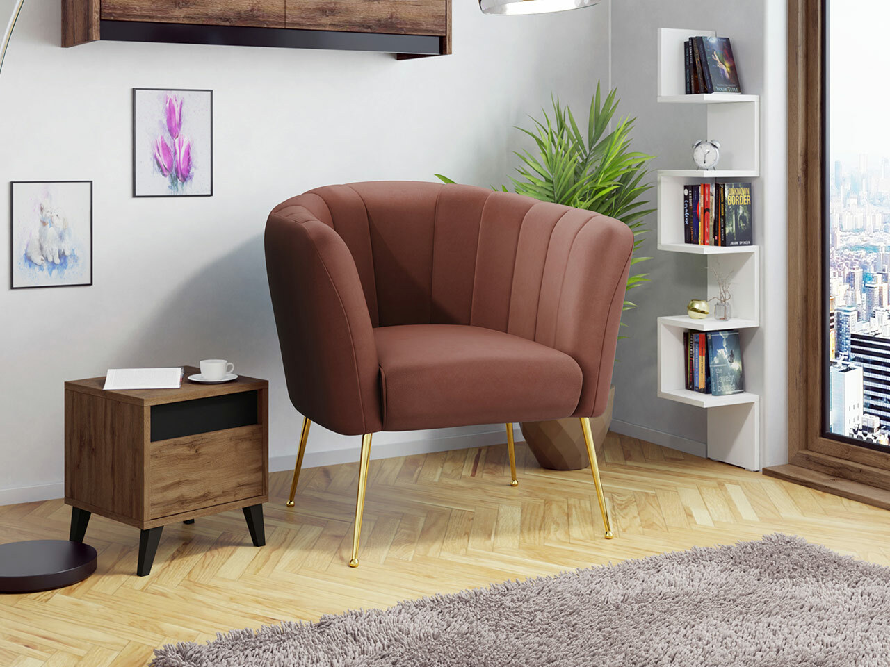 Poltrona Orem 112 (Magic Velvet 2258)