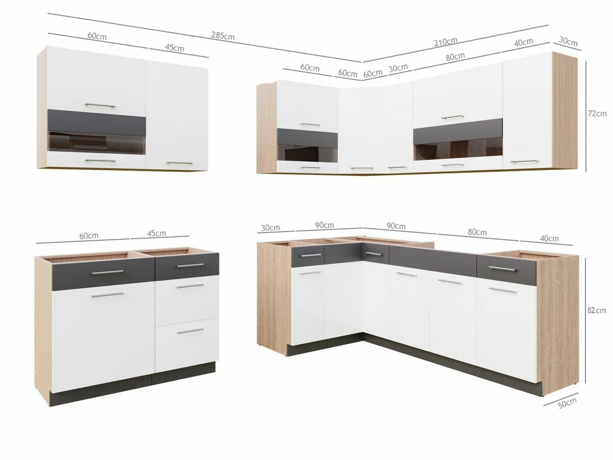 Set da cucina modulare Mode White 131