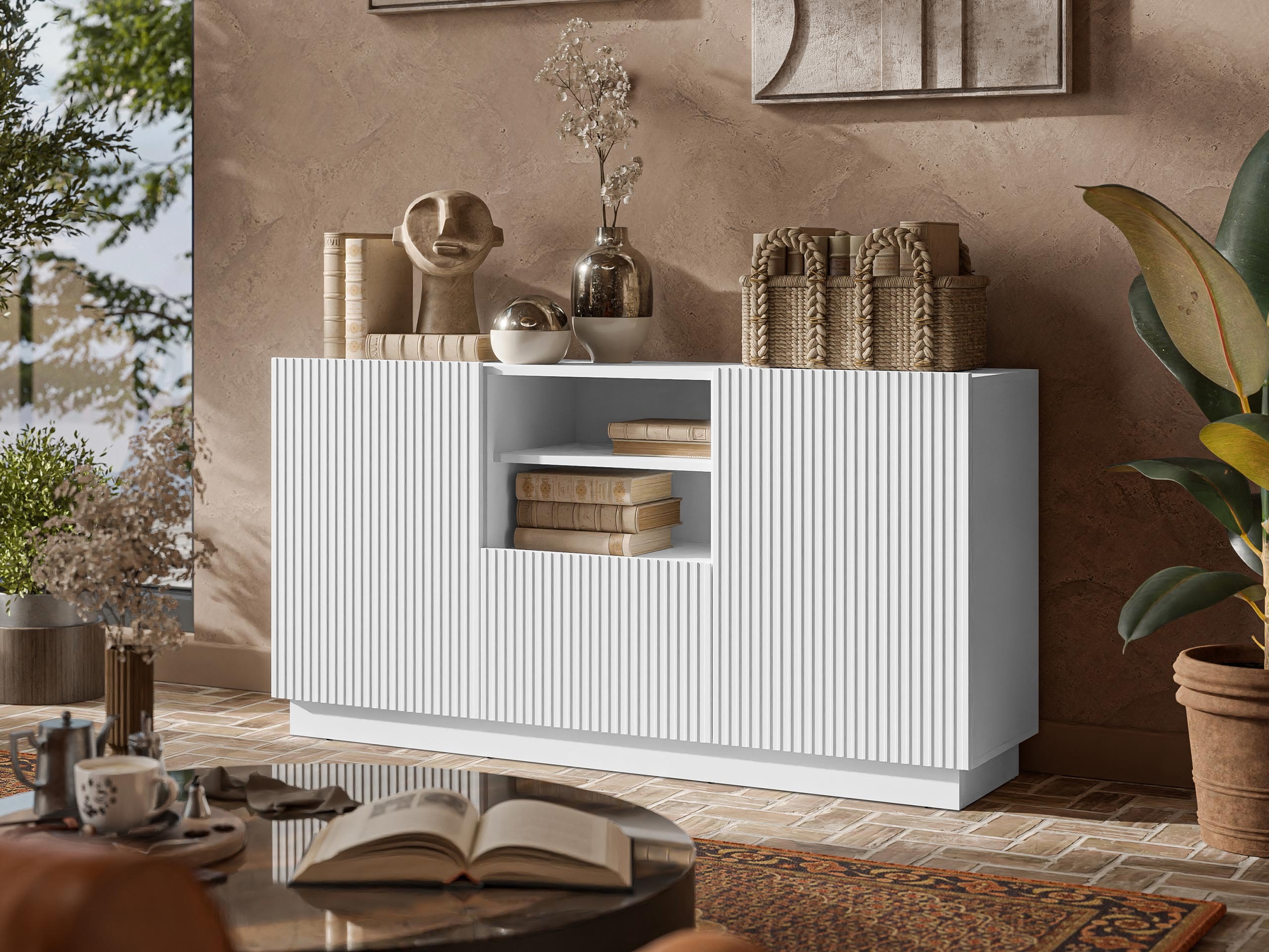 Cassettiera Lingua (Bianco)