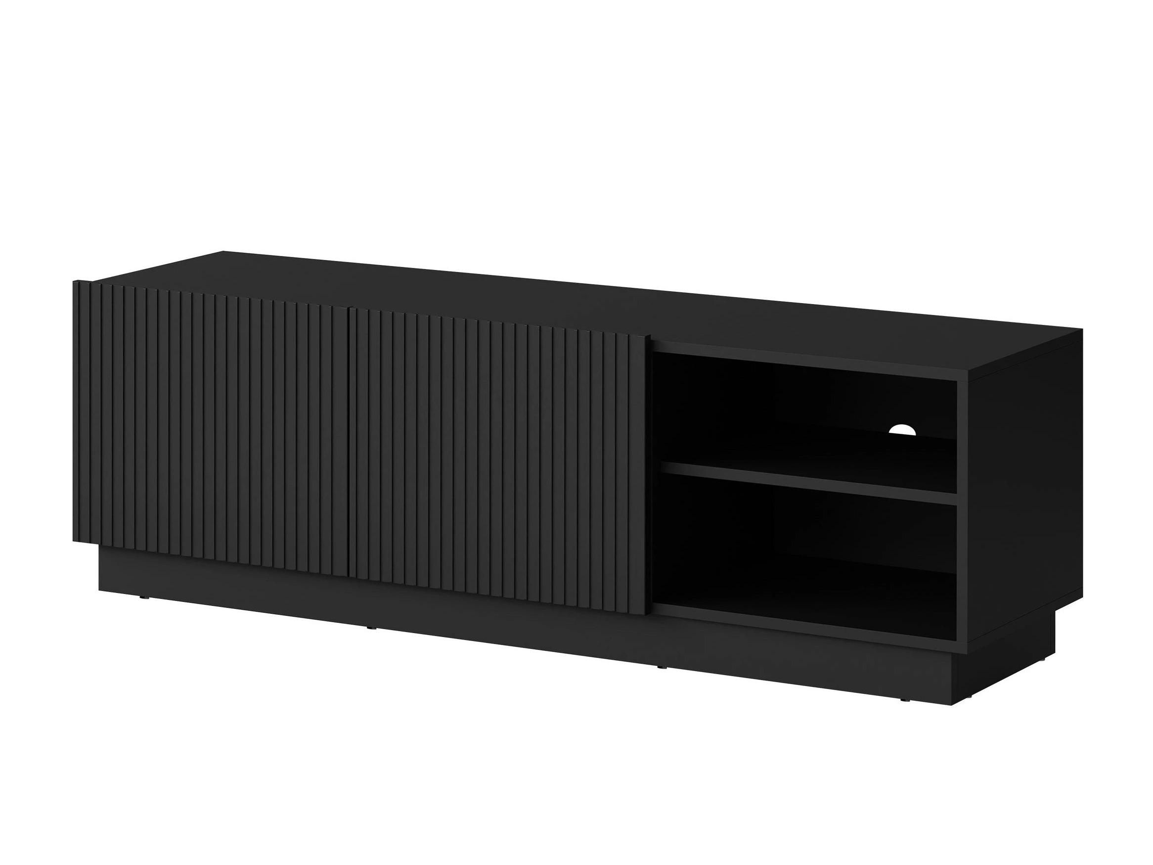 Mobile porta TV Lingua (Nero)