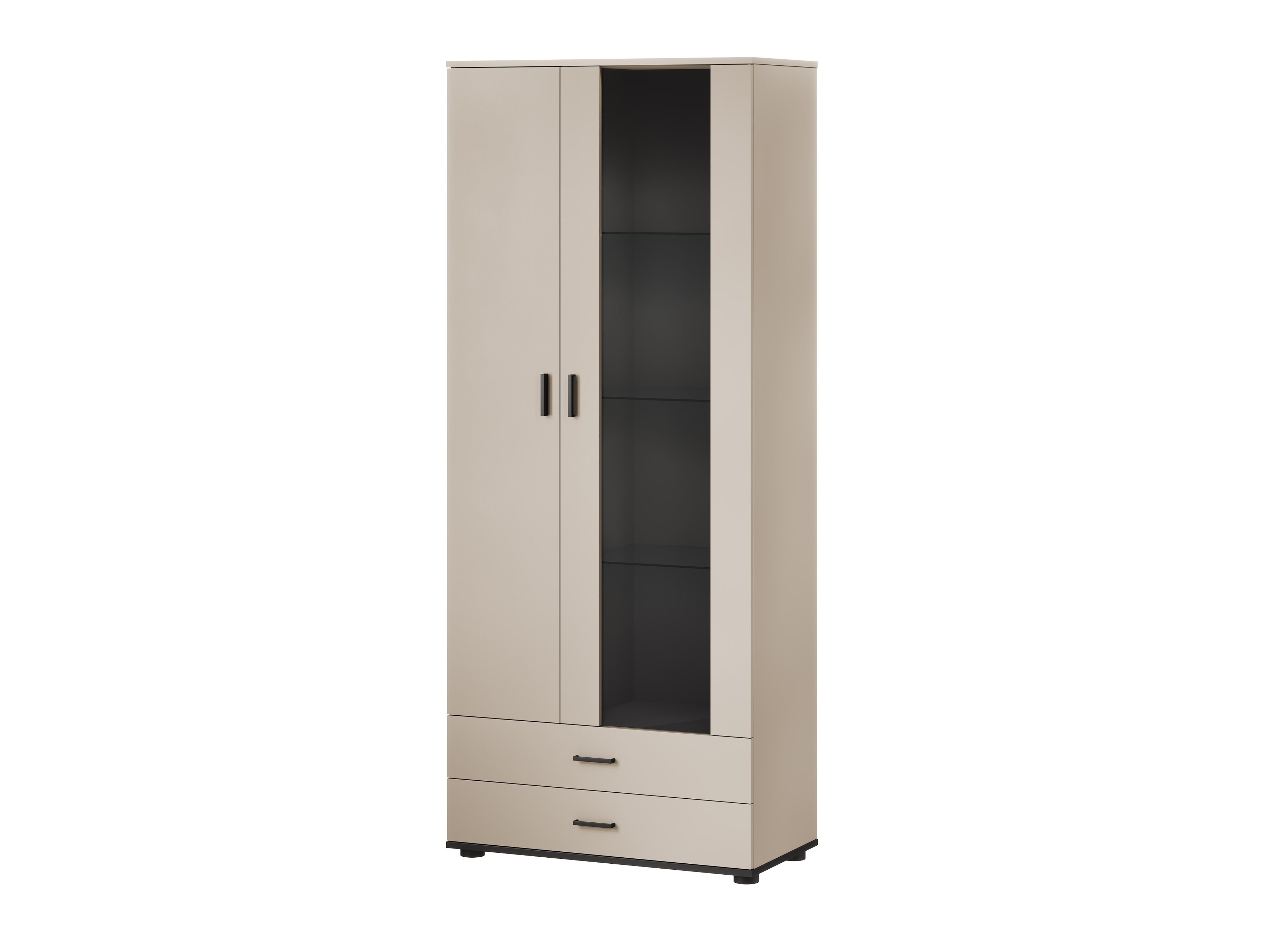 Scaffale Tornola 105 (Cachemire + Nero)