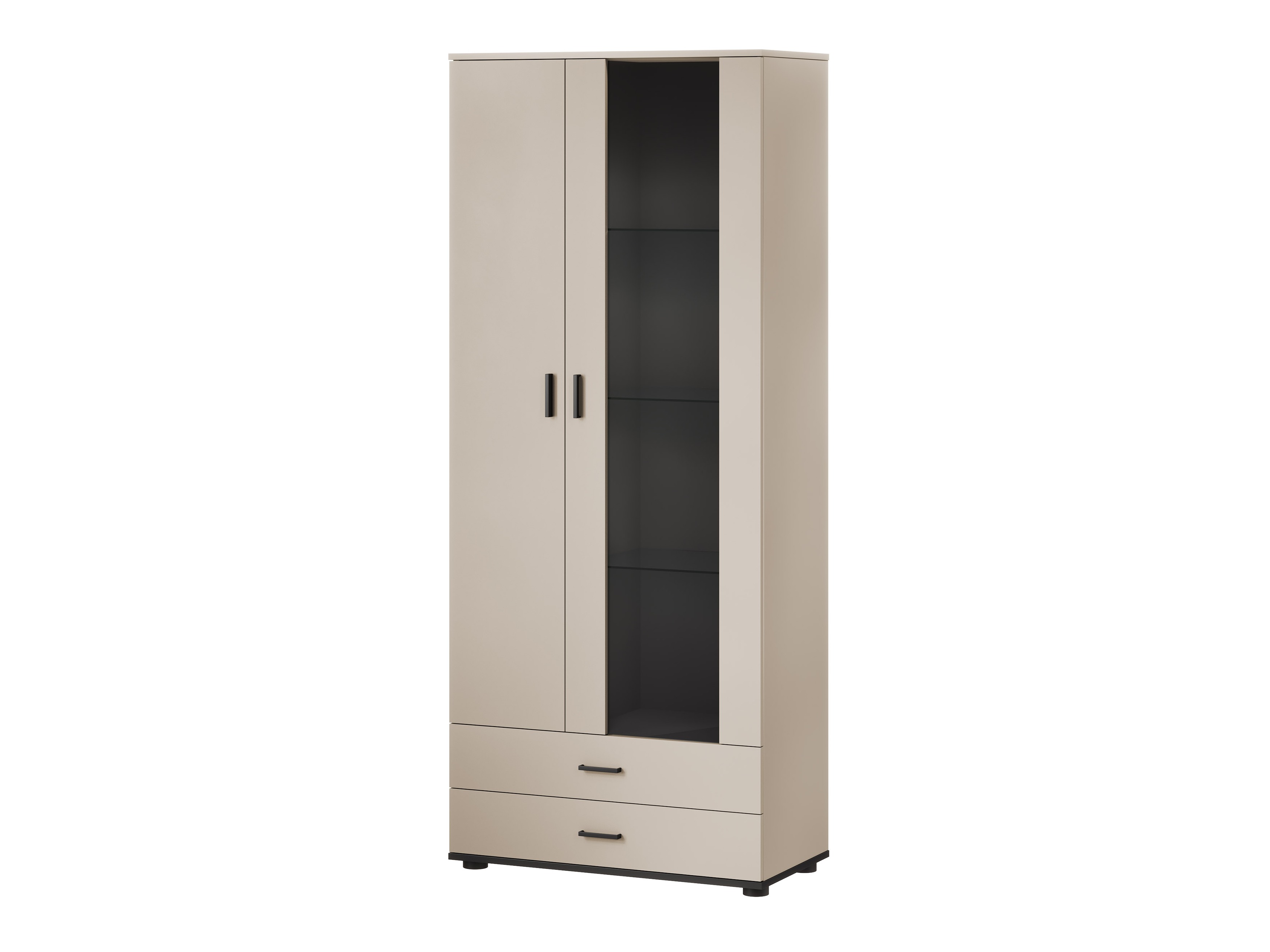 Scaffale Tornola 105 (Cachemire + Nero)