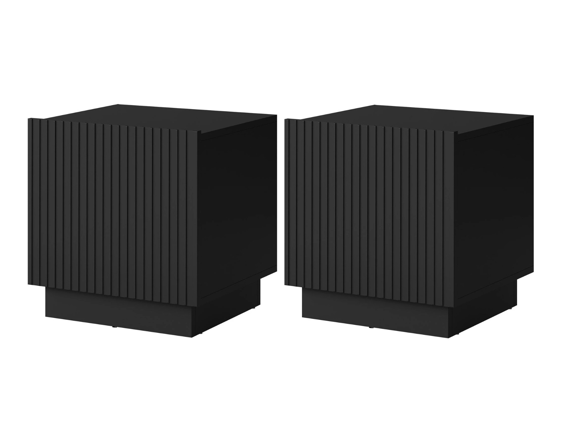 Set di comodini Lusonu 105 (Nero)