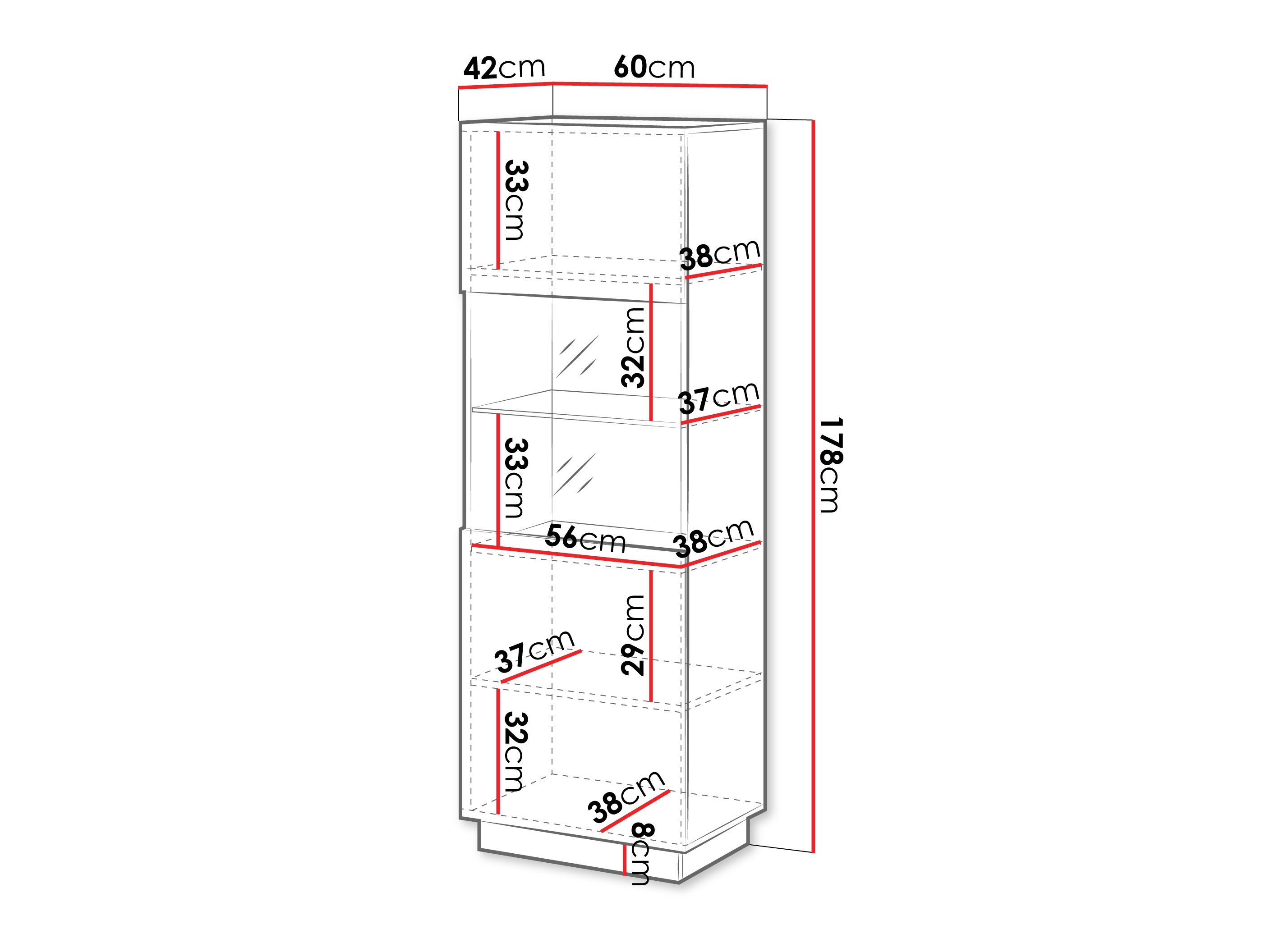 Scaffale Lauror I (Bianco)