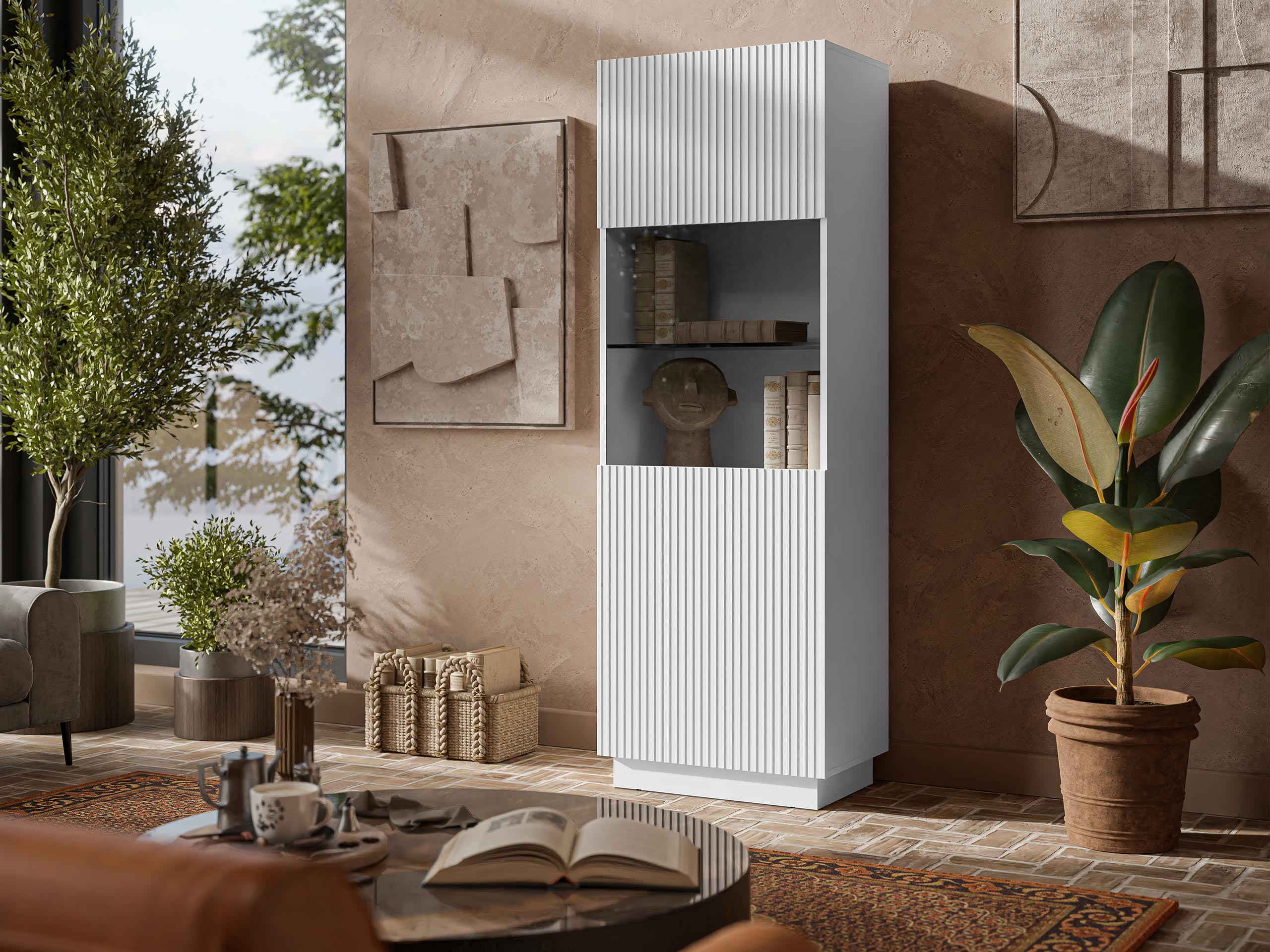 Scaffale Lingua I (Bianco)