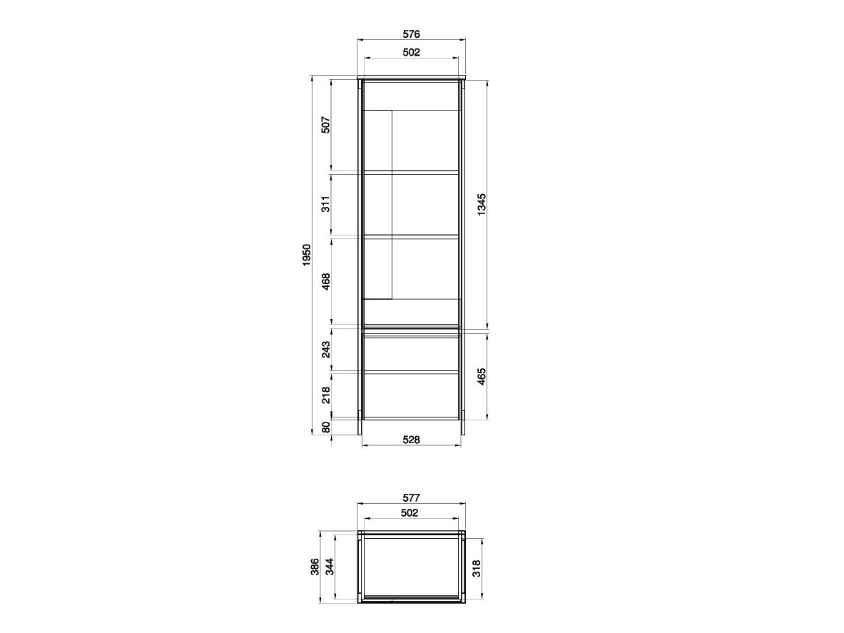 Parete attrezzata Fermaru 113 (Verde polveroso + Quercia)