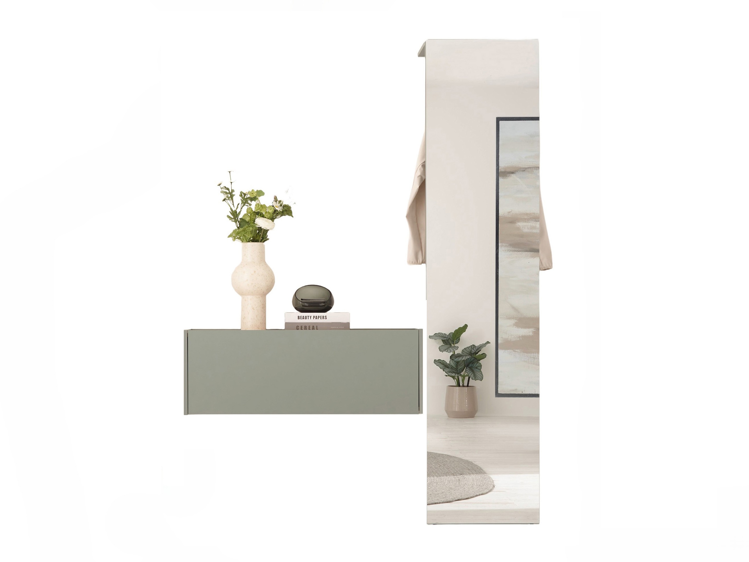 Set arredo da corridoio Elbsori 166 (Verde)