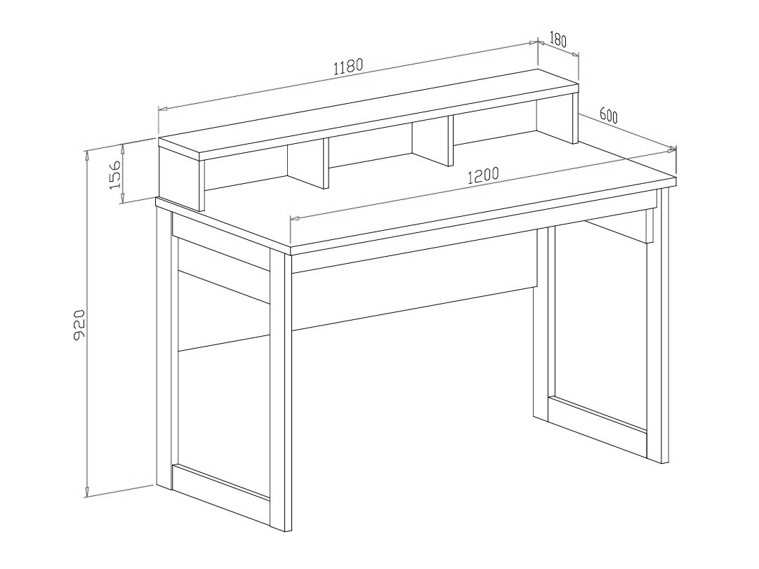 Set ufficio Fermaru 116 (Verde polveroso + Quercia)