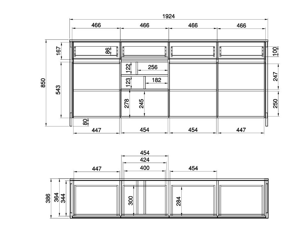 Set ufficio Fermaru 117 (Verde polveroso + Quercia)
