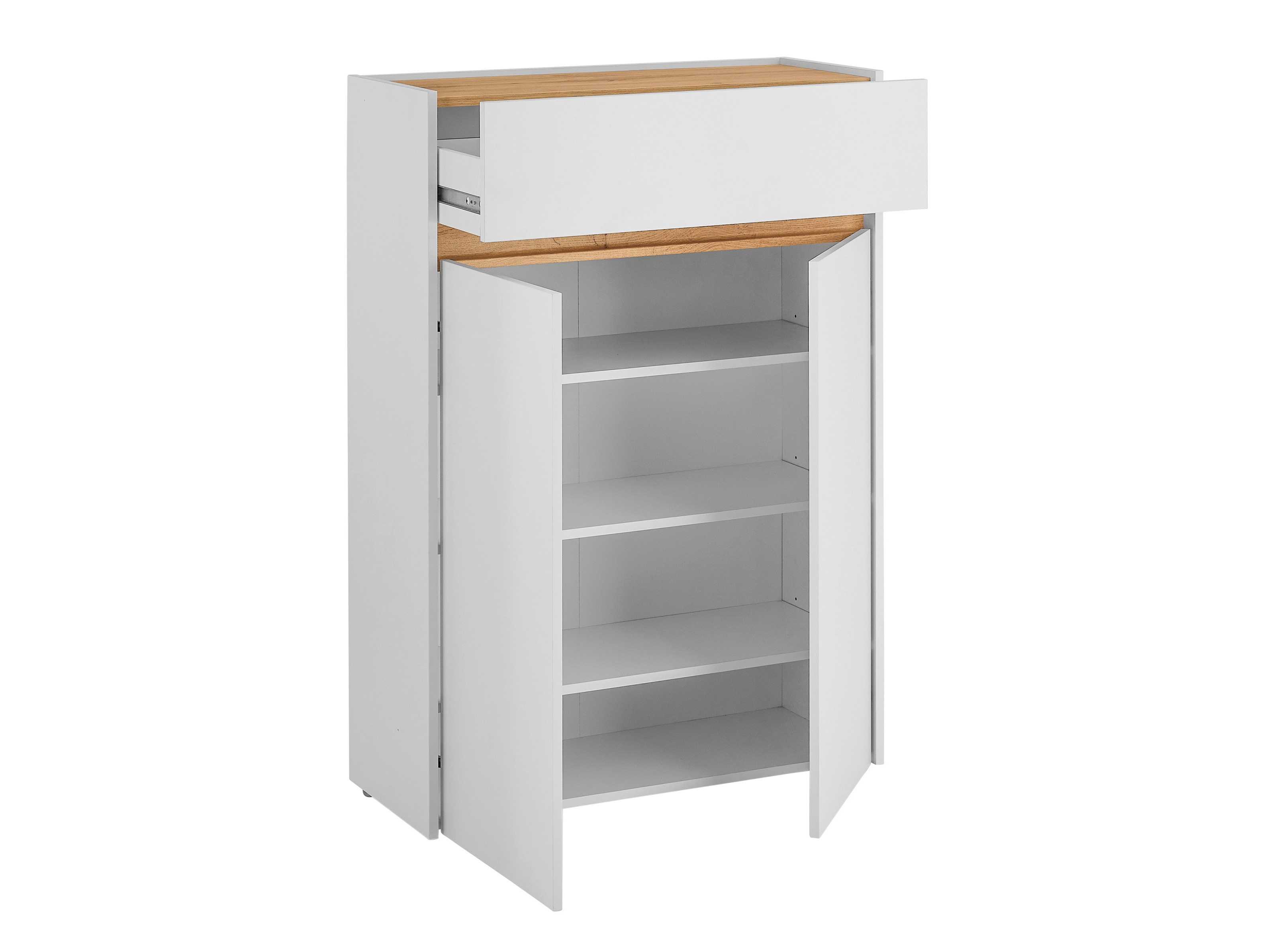 Set arredo da corridoio Elbsori 175 (Bianco + Quercia di Wotan)