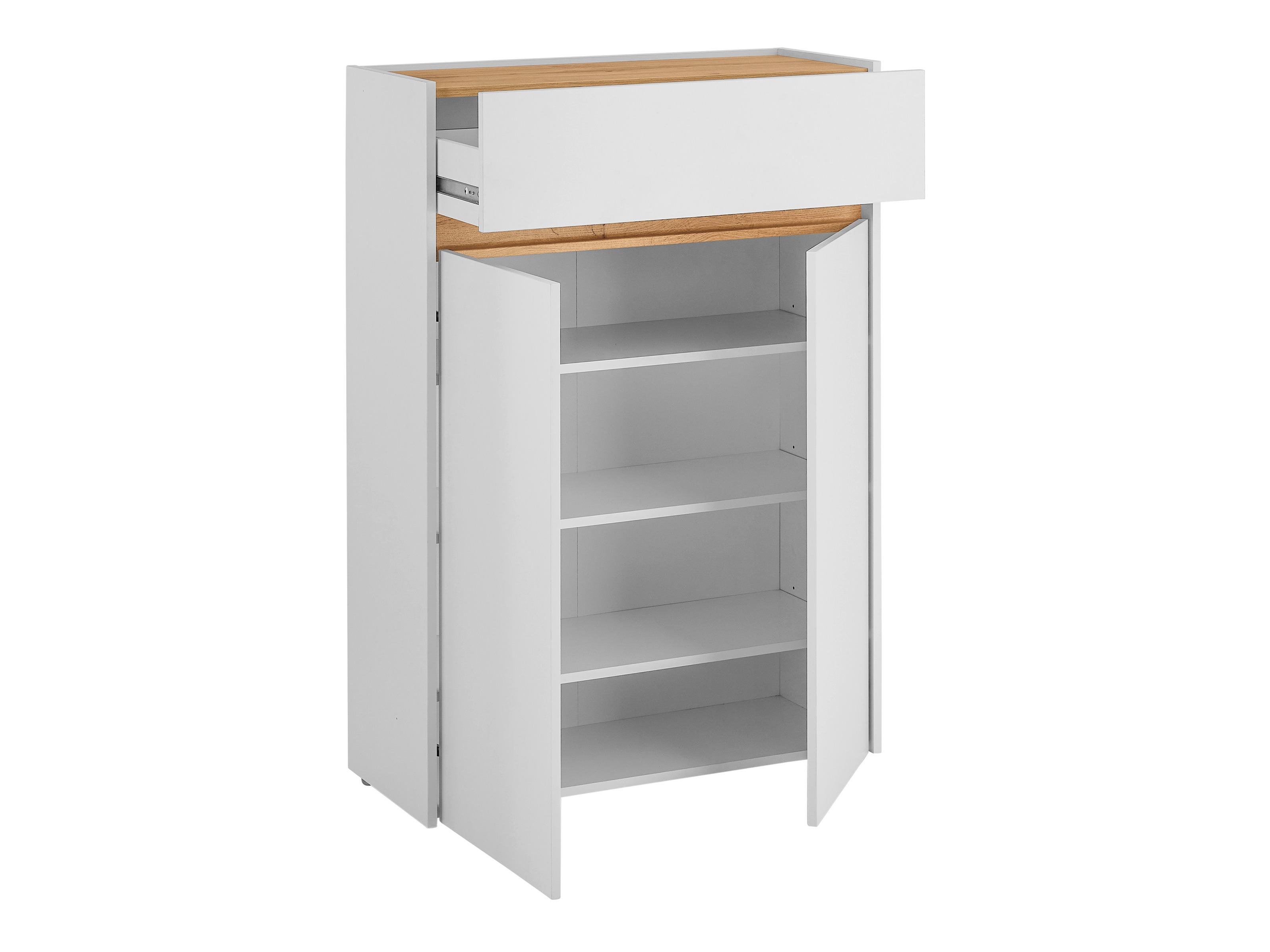 Set arredo da corridoio Elbsori 176 (Bianco + Quercia di Wotan)