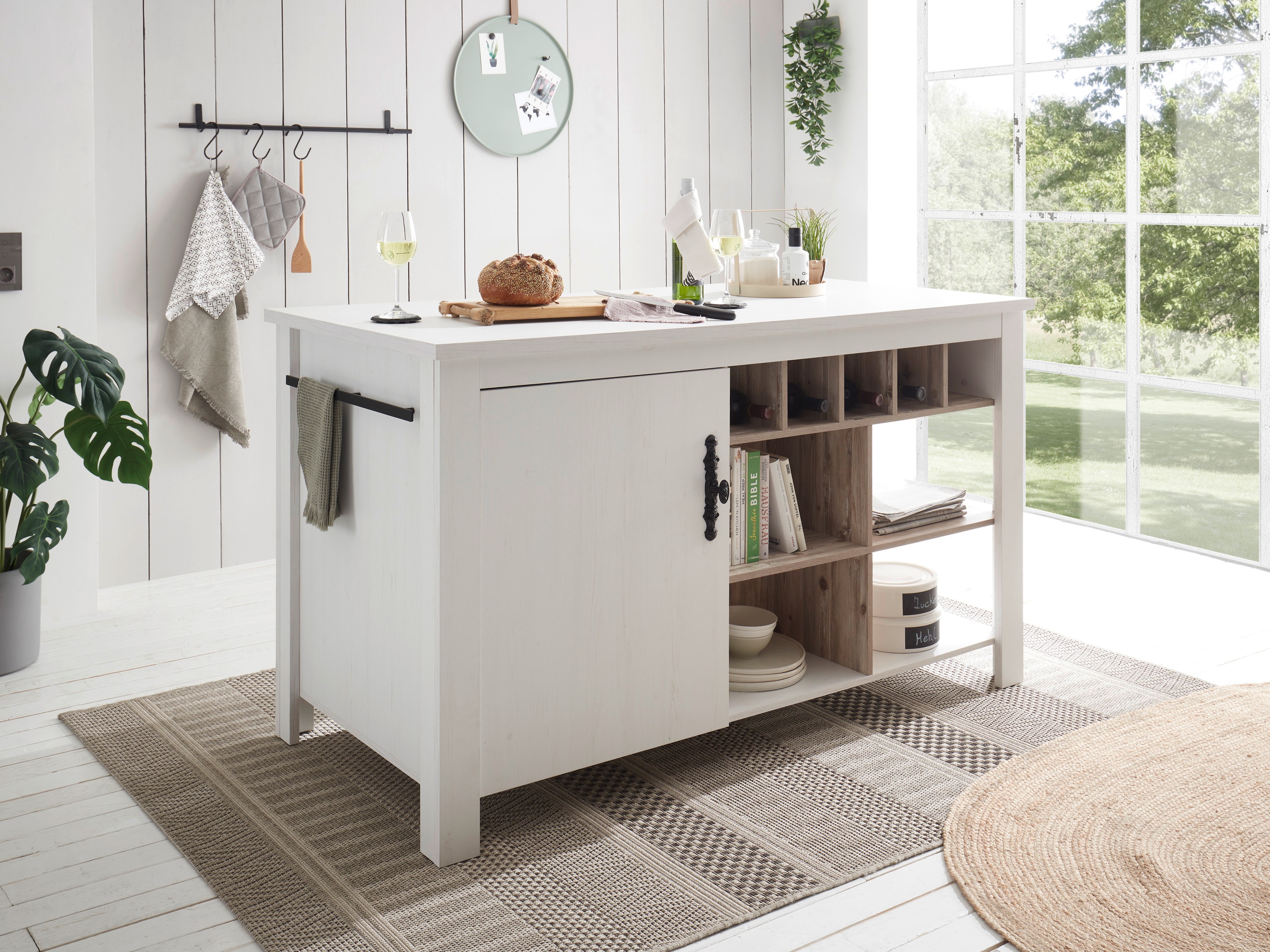 Cucina modulare con isola Flora 102