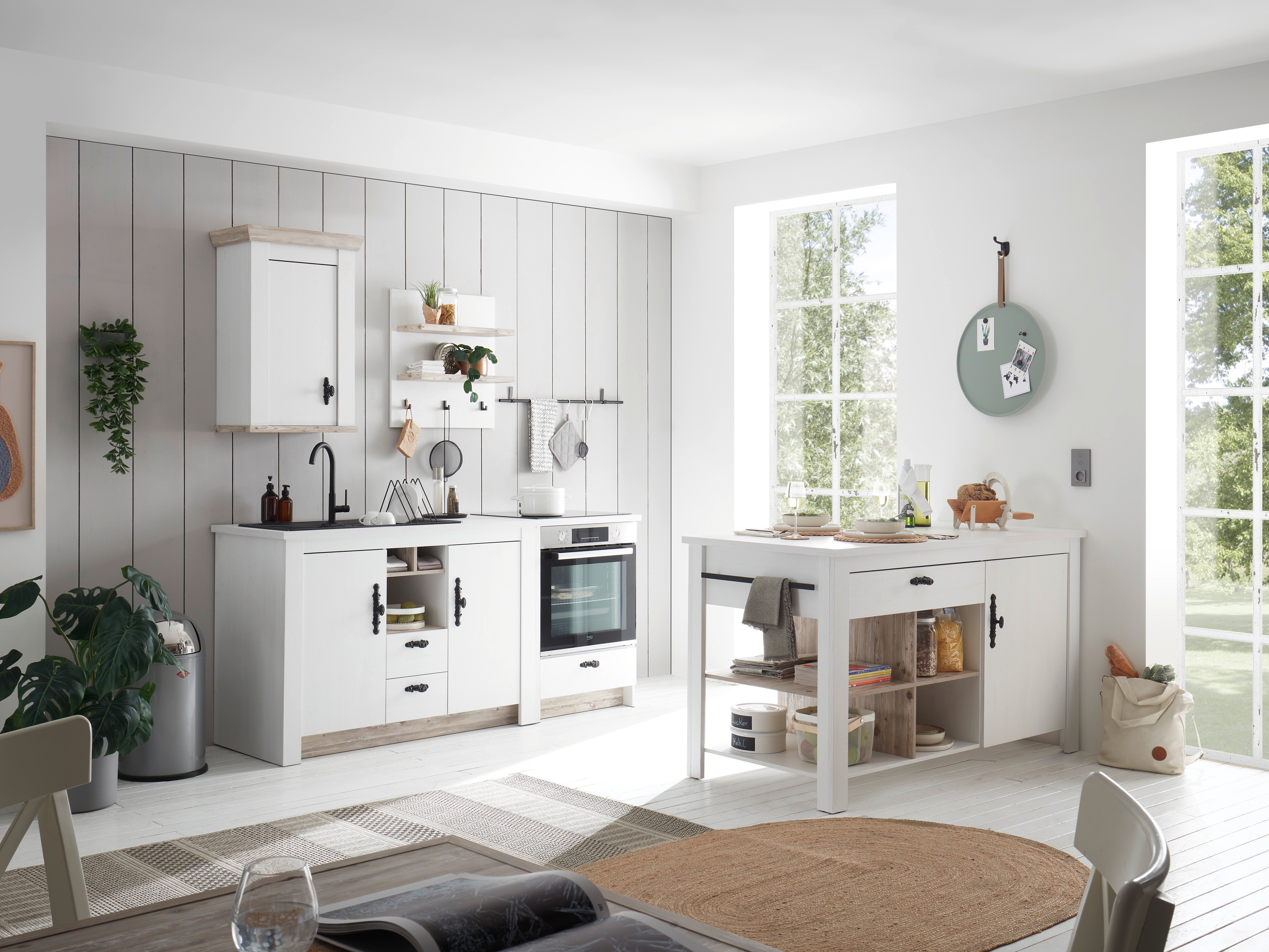 Cucina modulare con isola Flora 102