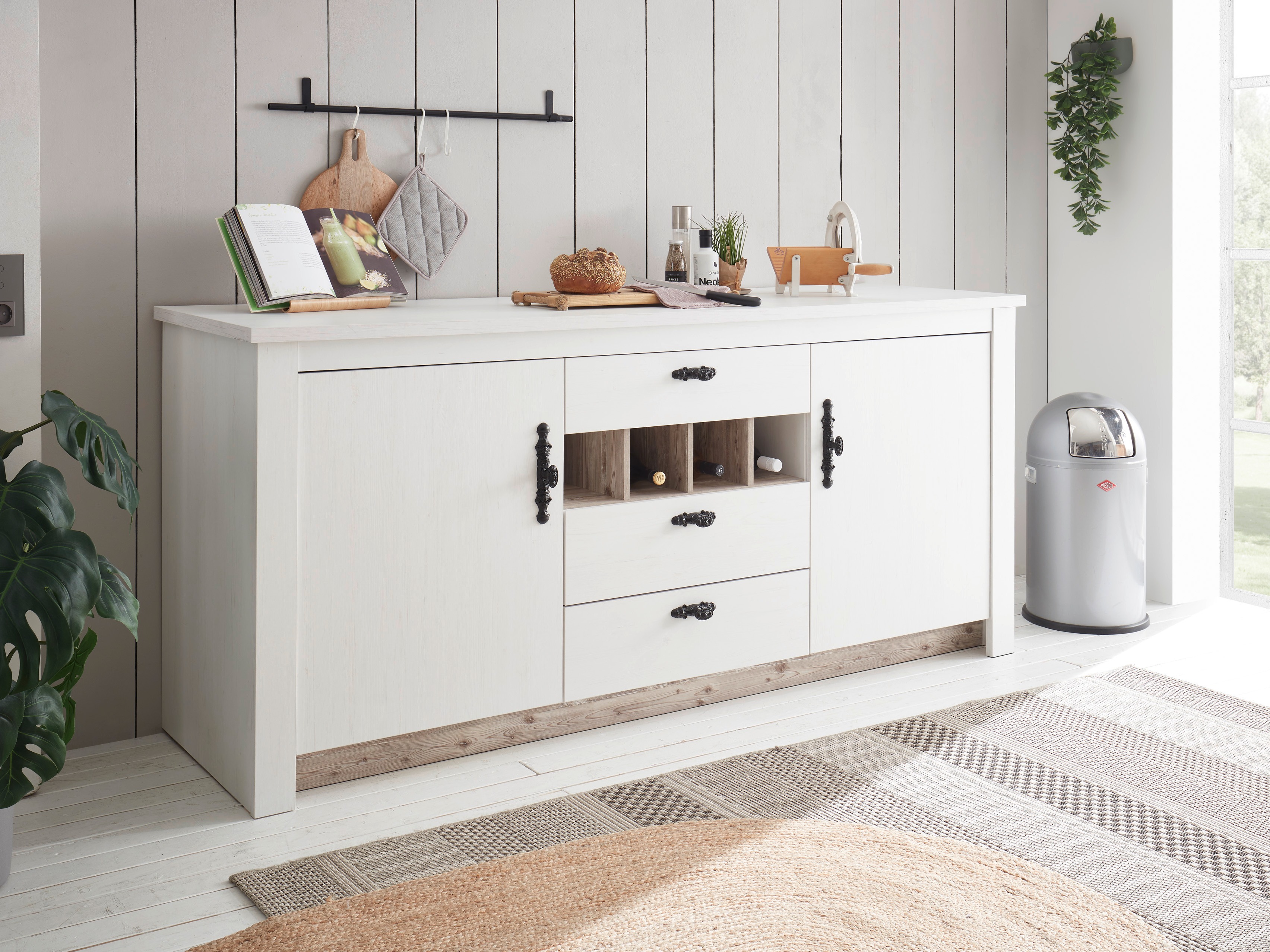 Mobile componibile con cassetto e ante Flora 101