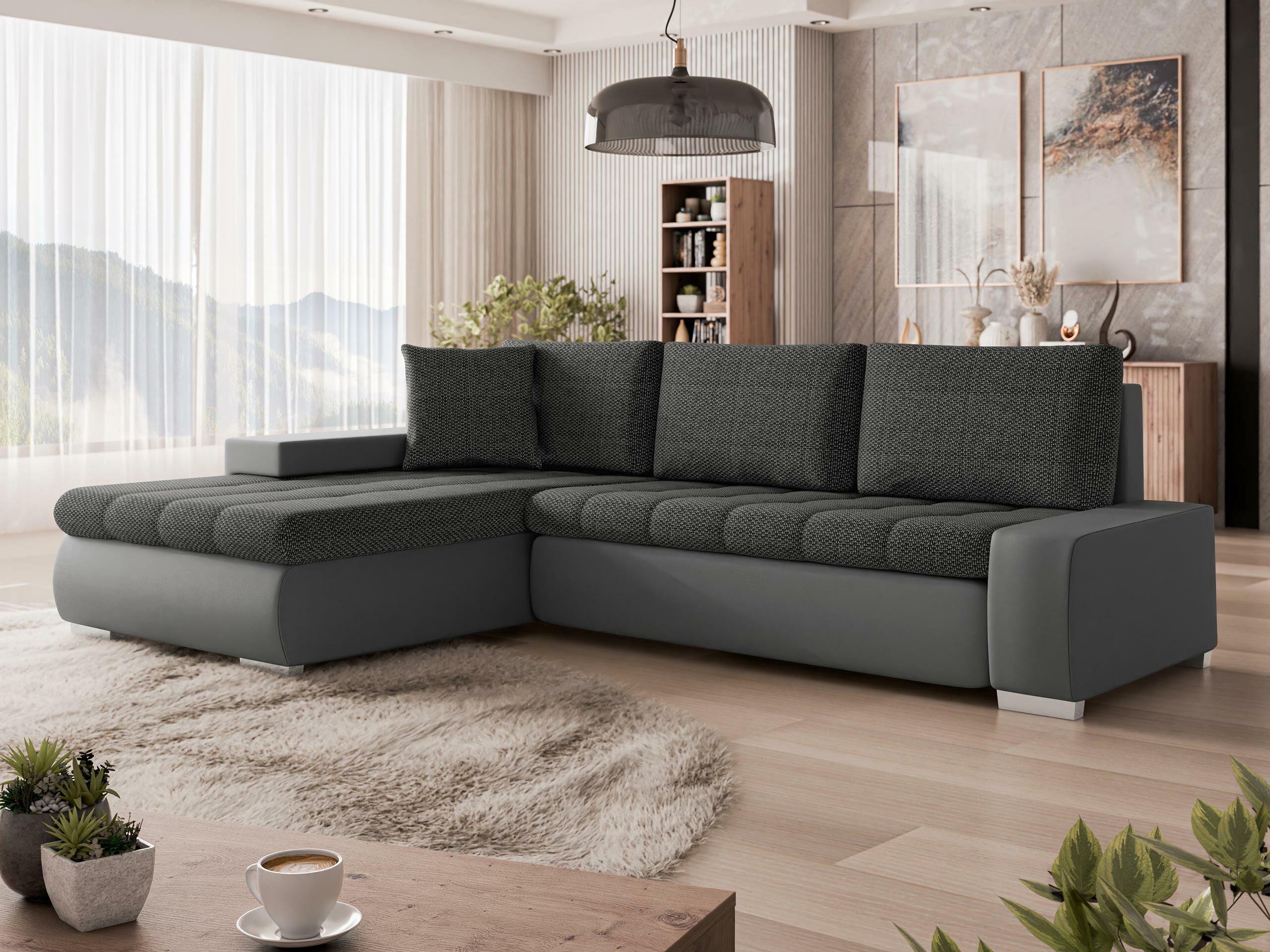 Divano angolare Comfivo Nitor (Soft 029 + Majorka 03)
