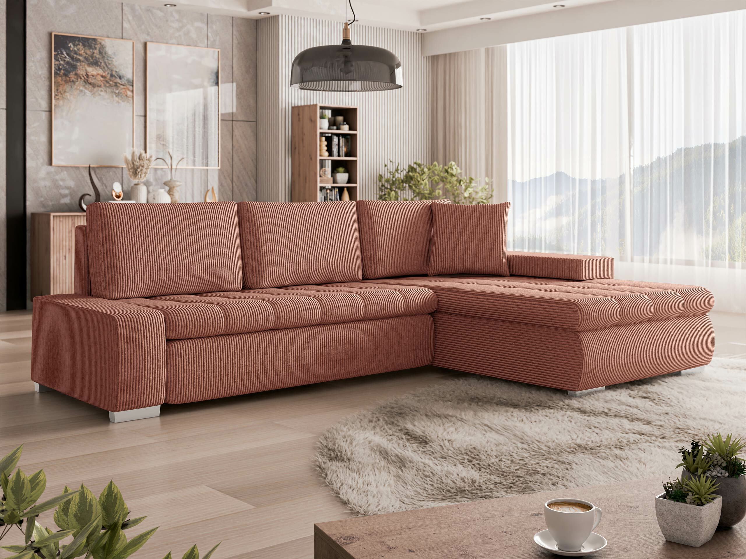 Divano angolare Comfivo Nitor (Uttario Velvet 2955 + Evo 28)