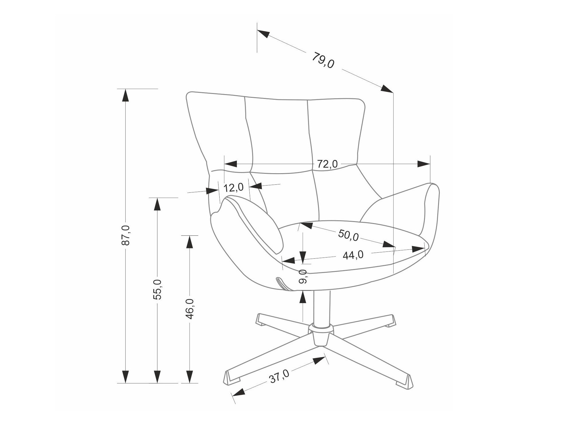 Poltrona Houston 2088 (Beige)