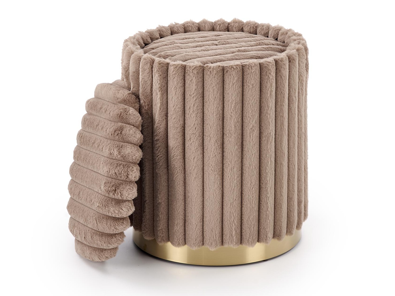 Set di pouf Houston 2076 (Cappuccino)