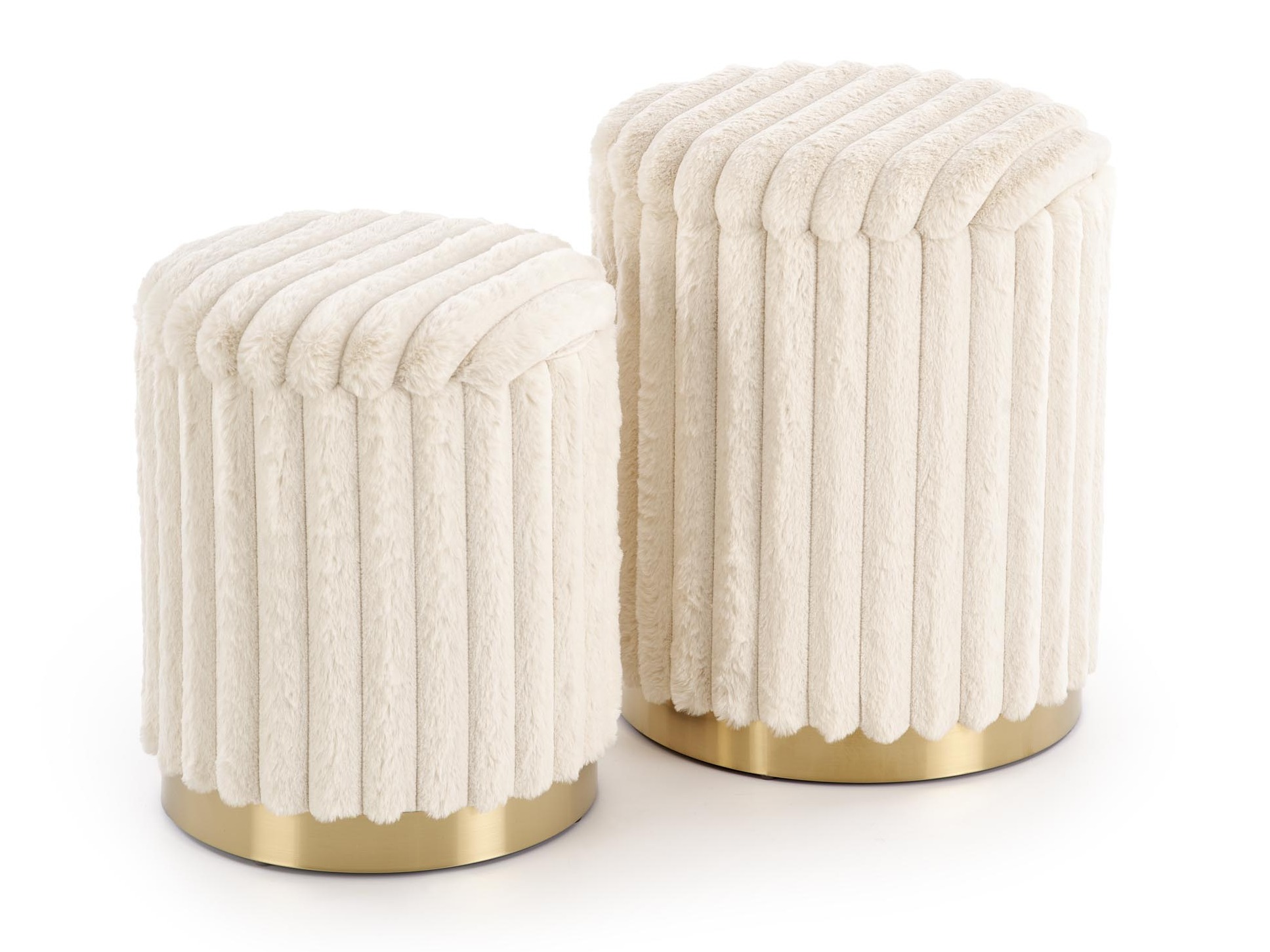 Set di pouf Houston 2076 (Crema)