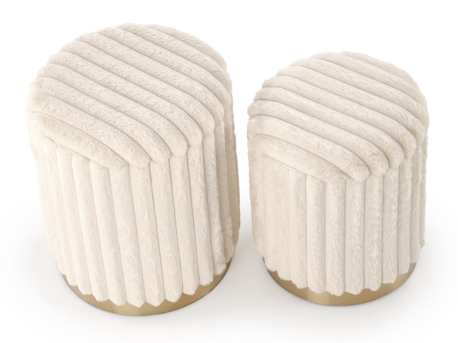 Set di pouf Houston 2076 (Crema)